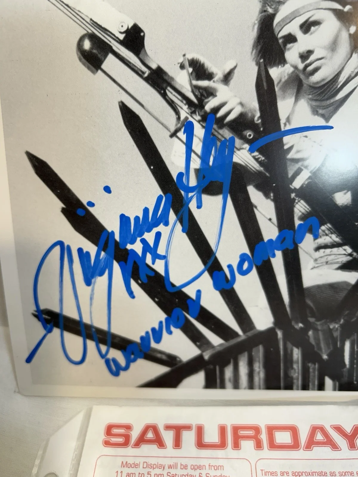 Virginia Hey — Mad Max 2 Virginia Hey Signed Photo Warrior Woman Vulkon 2002 Show, image 2