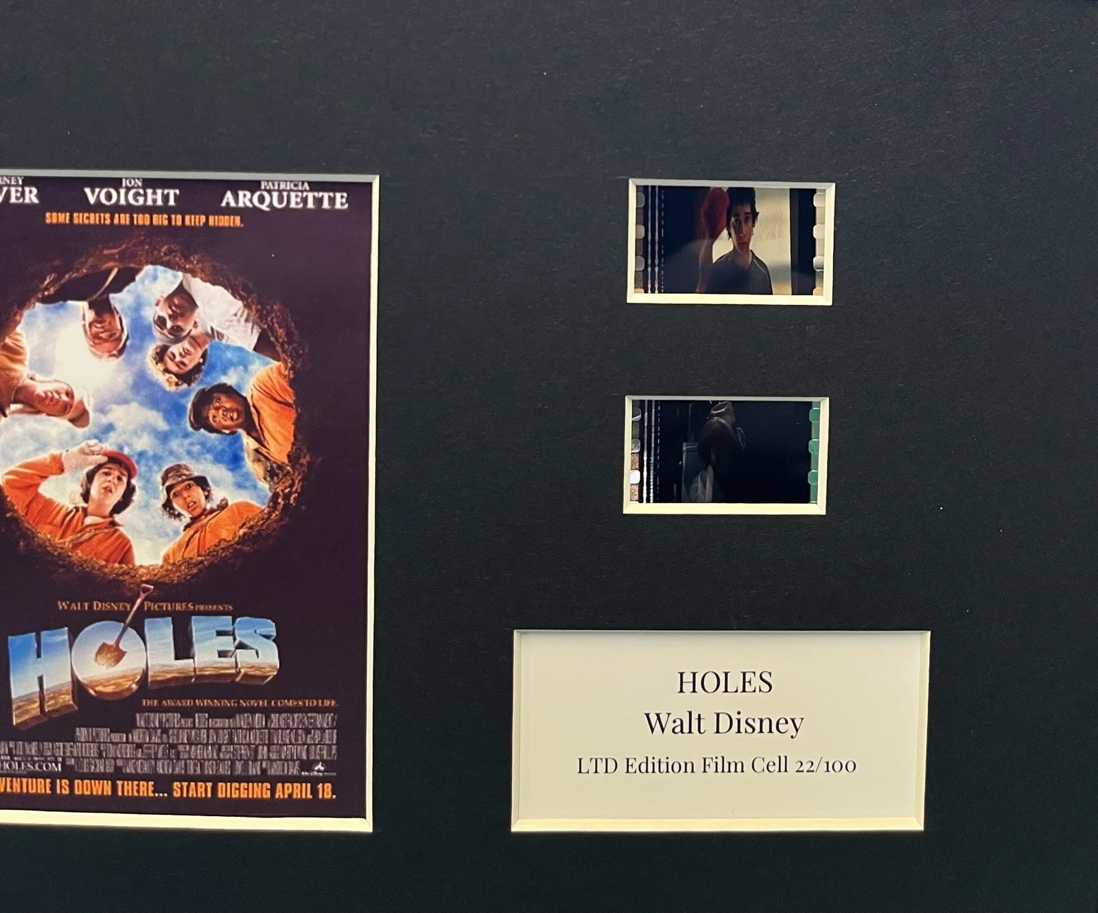HOLES. 35mm Film Cell Mounted Display, image 2