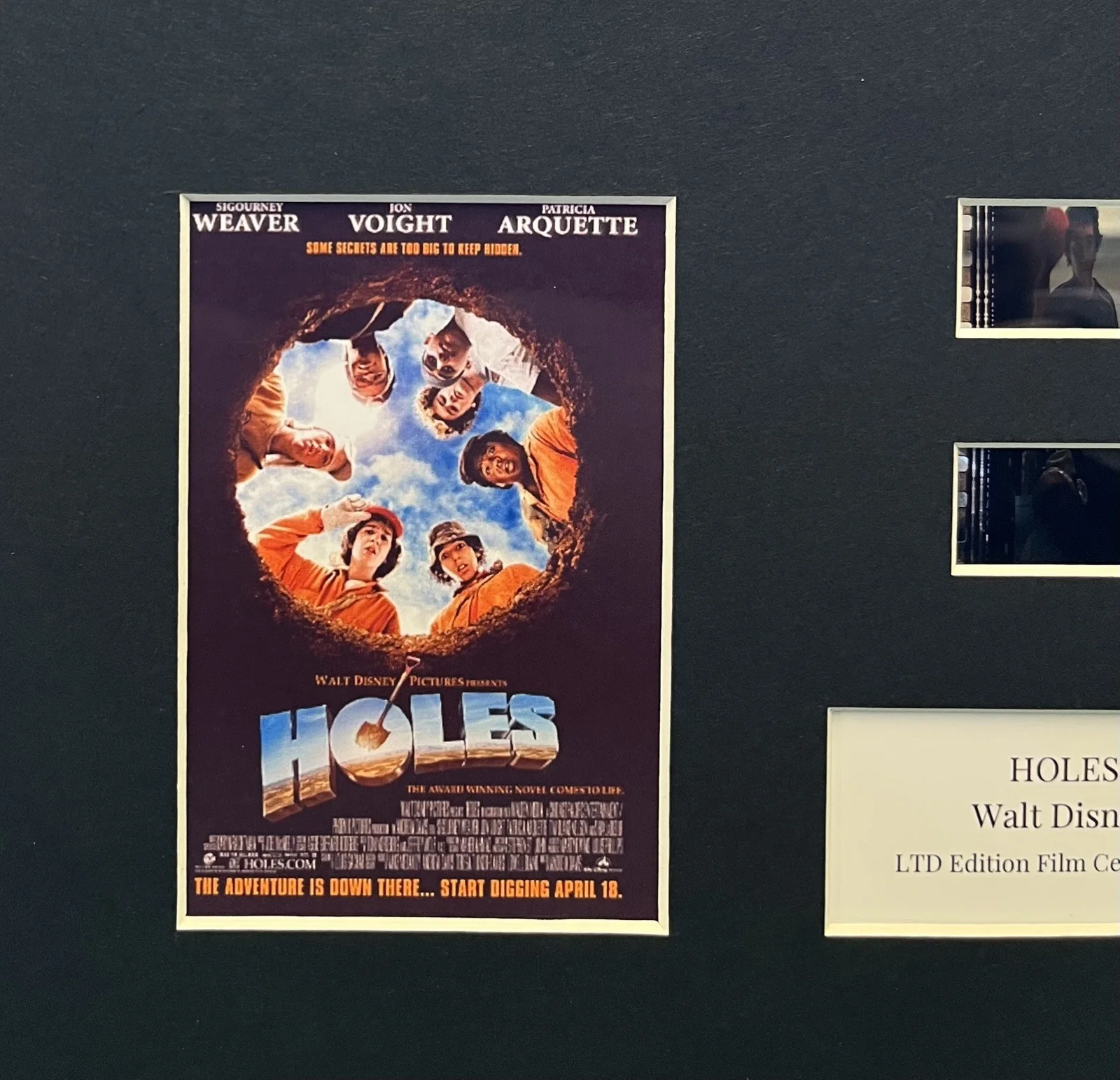 HOLES. 35mm Film Cell Mounted Display, image 3