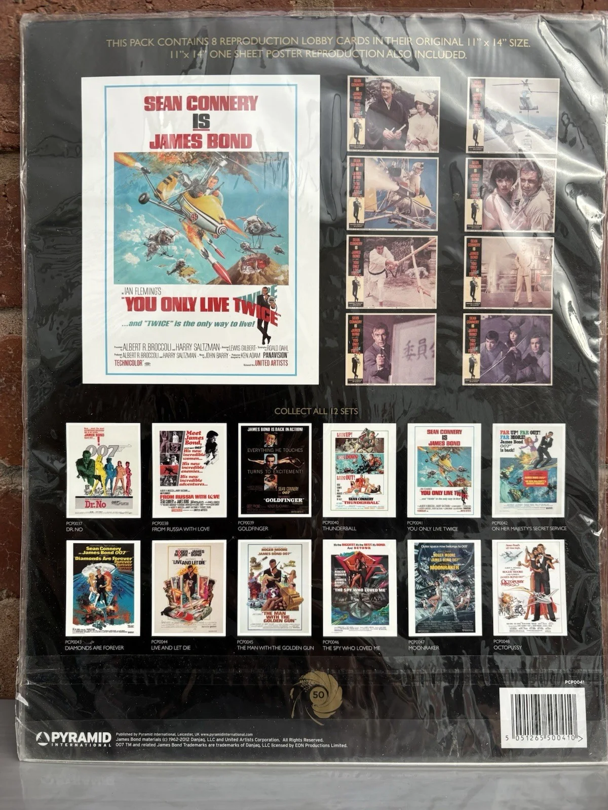Brand New James Bond 007 You Only Live Twice Lobby Card Set Limited Edition, изображение 4