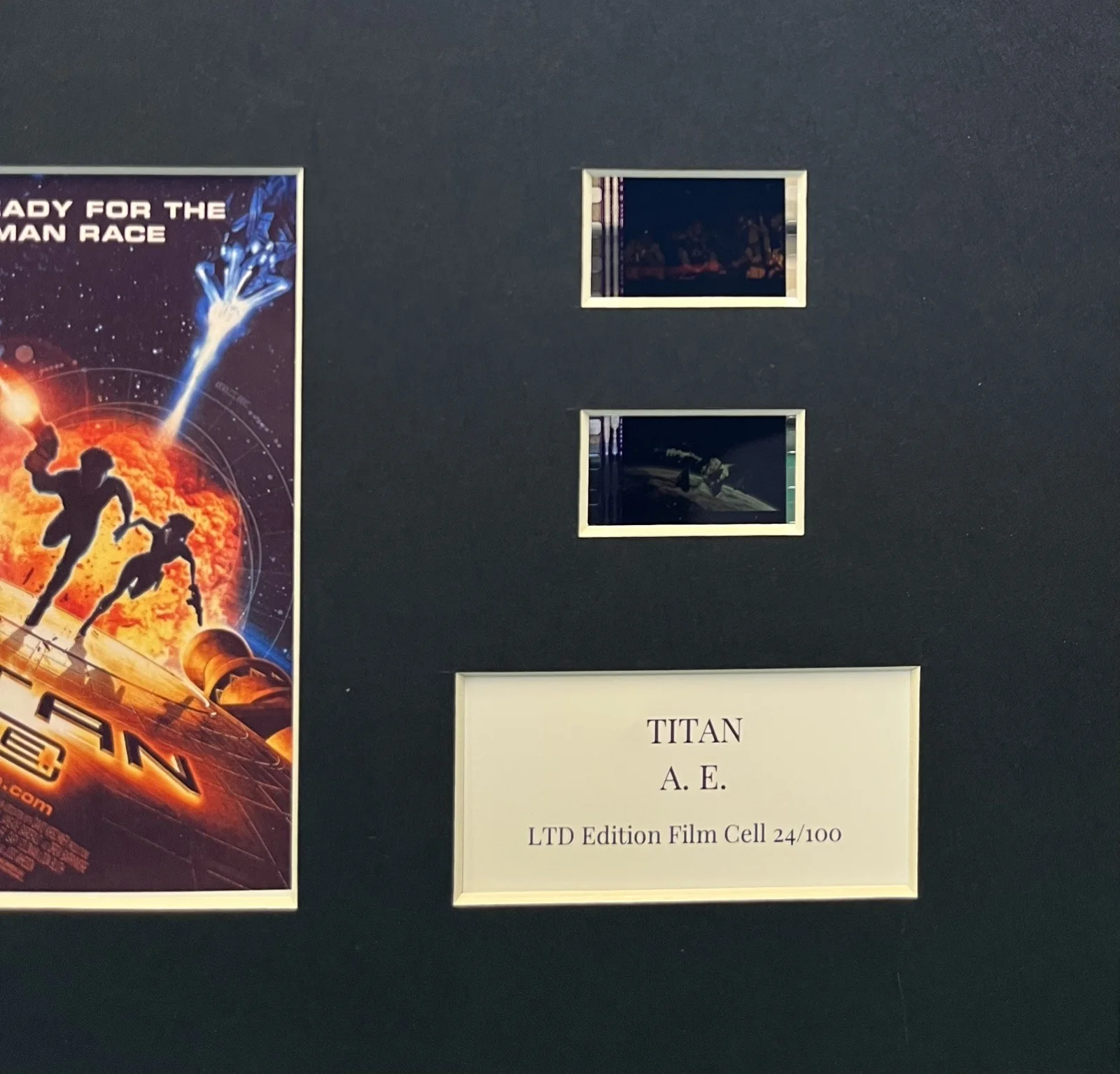TITAN. A. E. 35mm Film Cell Mounted Display, image 2