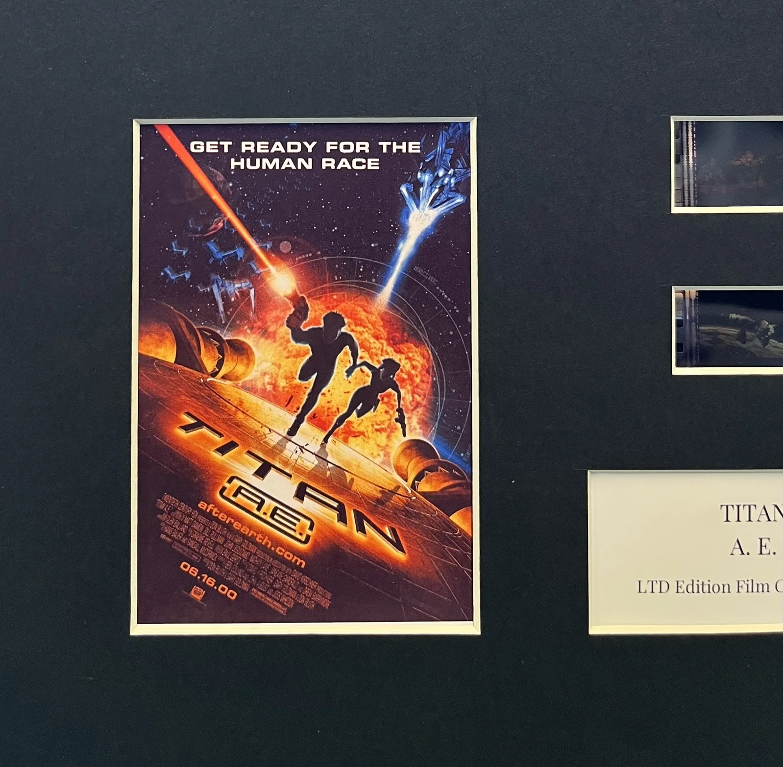 TITAN. A. E. 35mm Film Cell Mounted Display, image 3