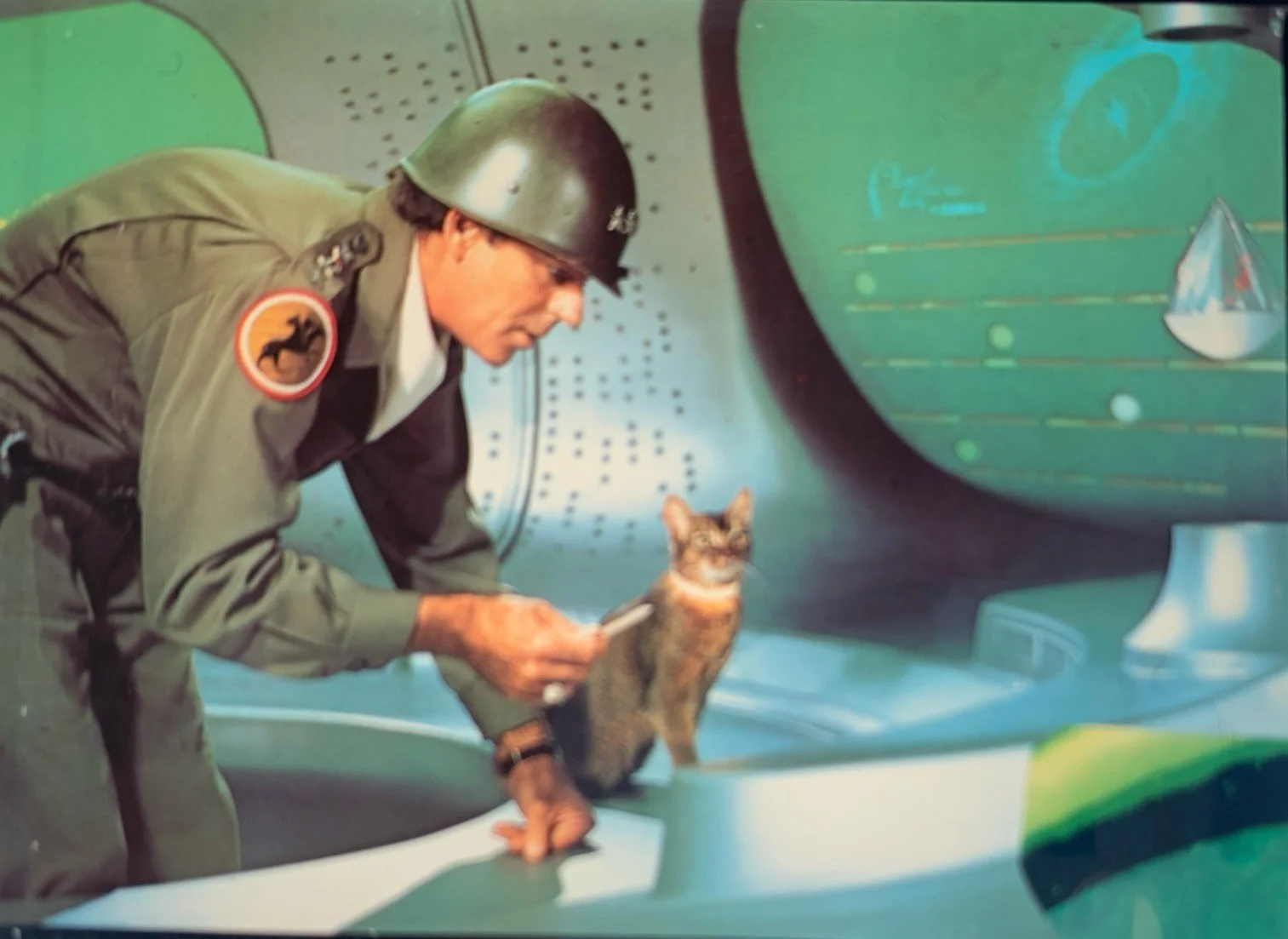 Disney THE CAT FROM OUTER SPACE 1977 2.5 x 2 Inch Transparencies x2, image 3