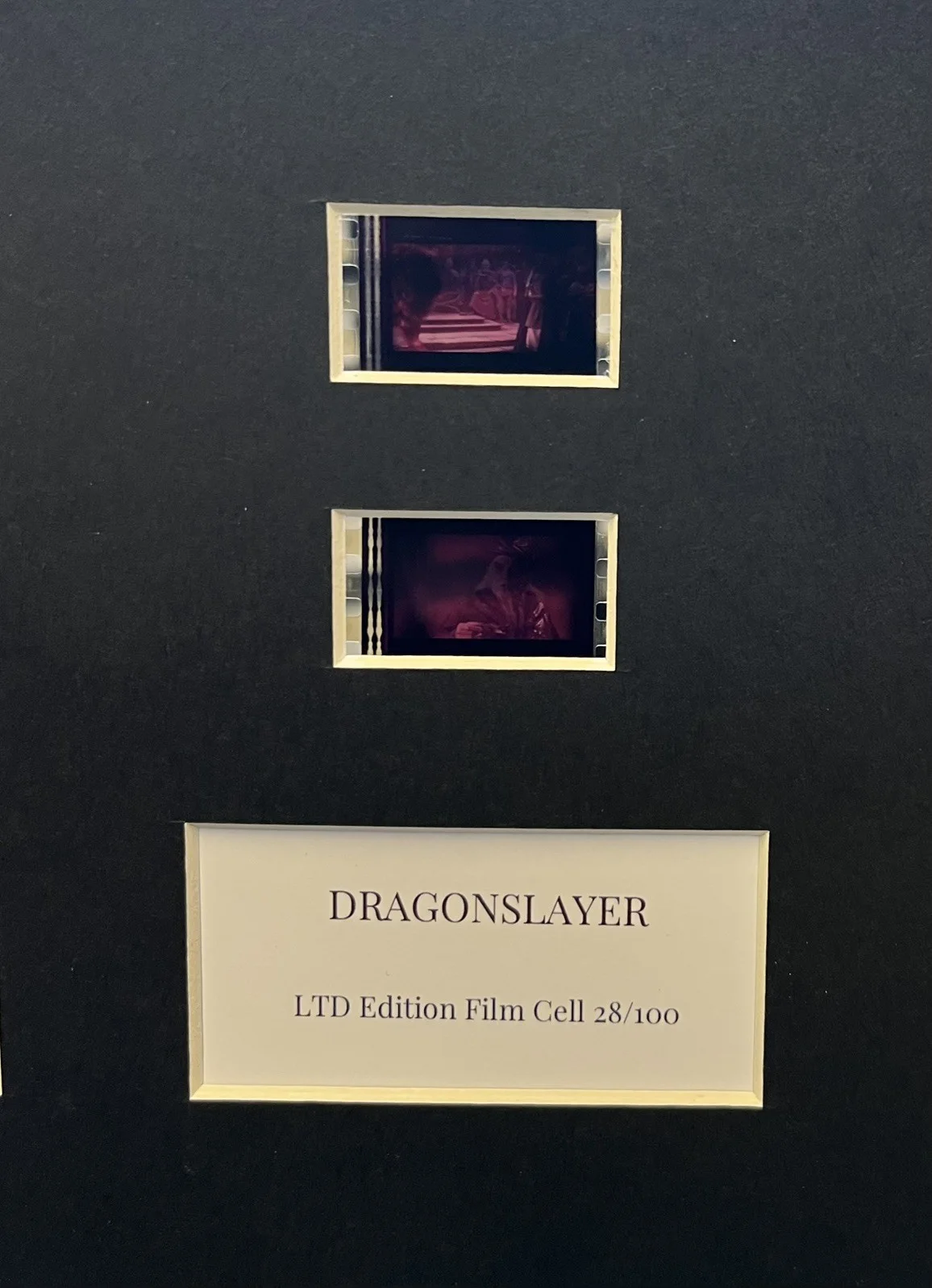 DRAGONSLAYER . 35mm Film Cell Mounted Display, image 2