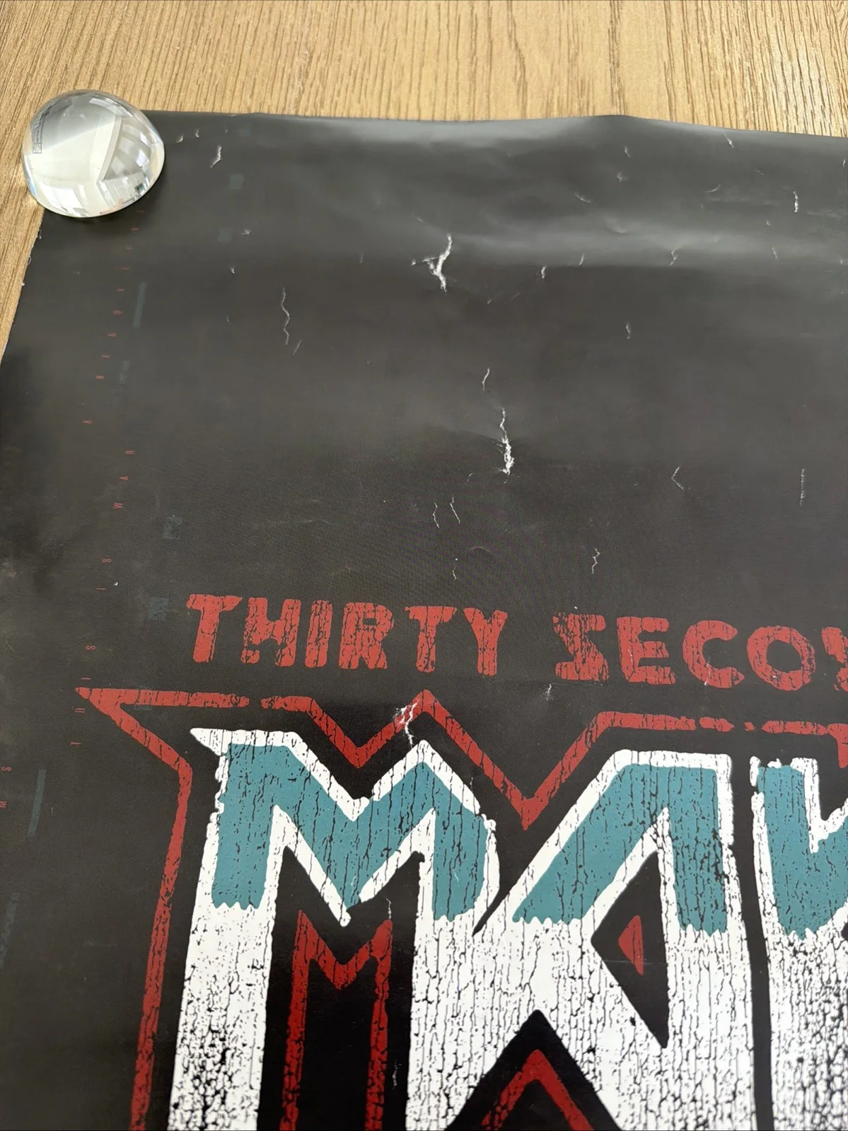THIRTY SECONDS TO MARS SIGNED AUTOGRAPHED 24x16 POSTER SUMMER 2017 TOUR, изображение 5
