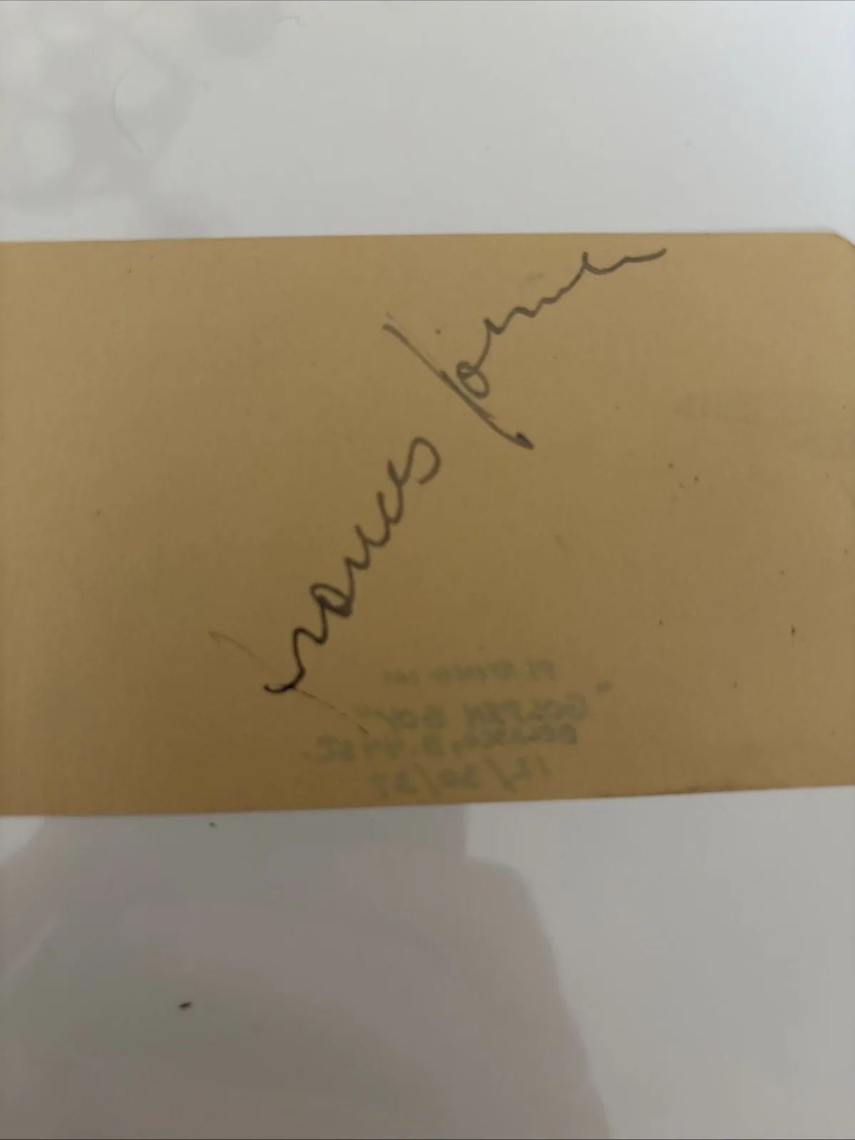 frances farmer — frances farmer autographed Paper 1937, image 2