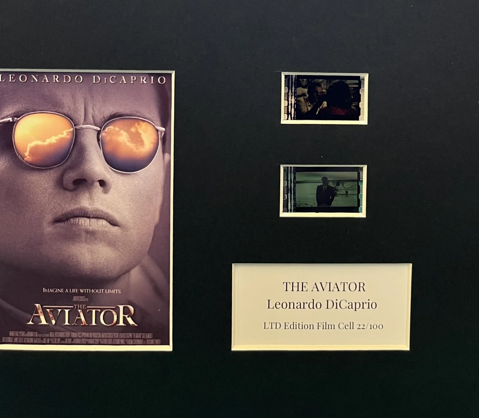 AVIATOR. 35mm Film Cell Mounted Display, image 2
