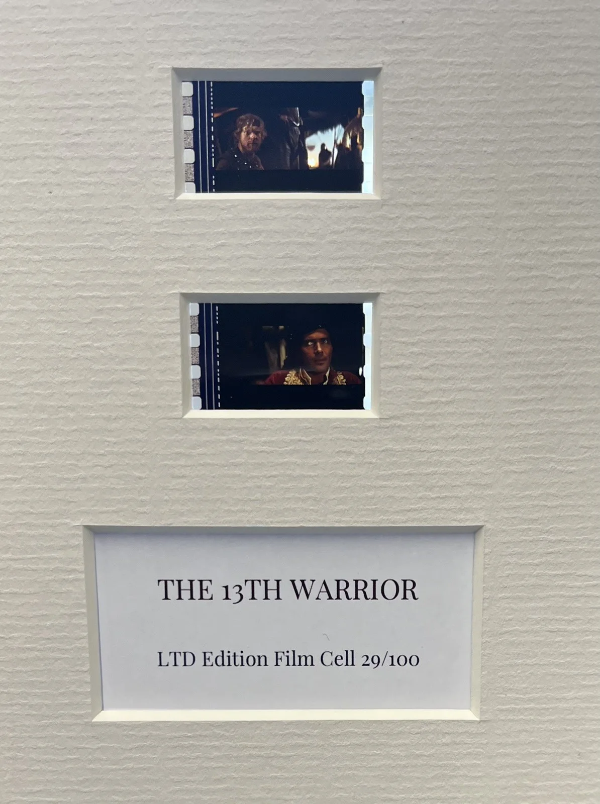 THE 13TH WARRIOR. 35mm Film Cell Mounted Display, image 3