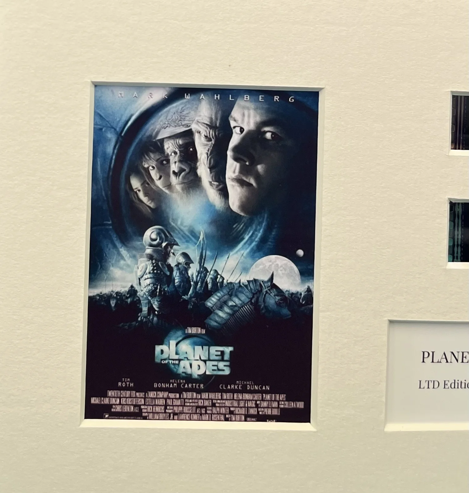 PLANET OF THE APES. 35mm Film Cell Mounted Display, image 2