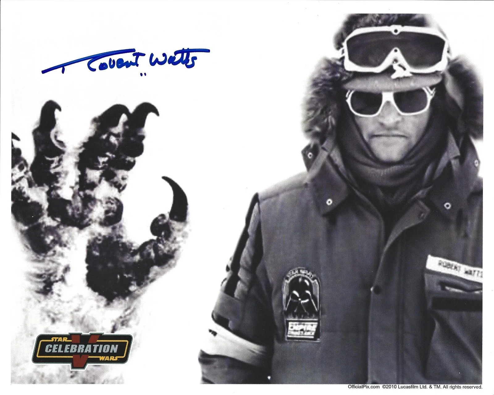 Robert Watts — OPX Star Wars Celebration V 5 Robert Watts (RIP) Signed 8x10 photo Official Pix