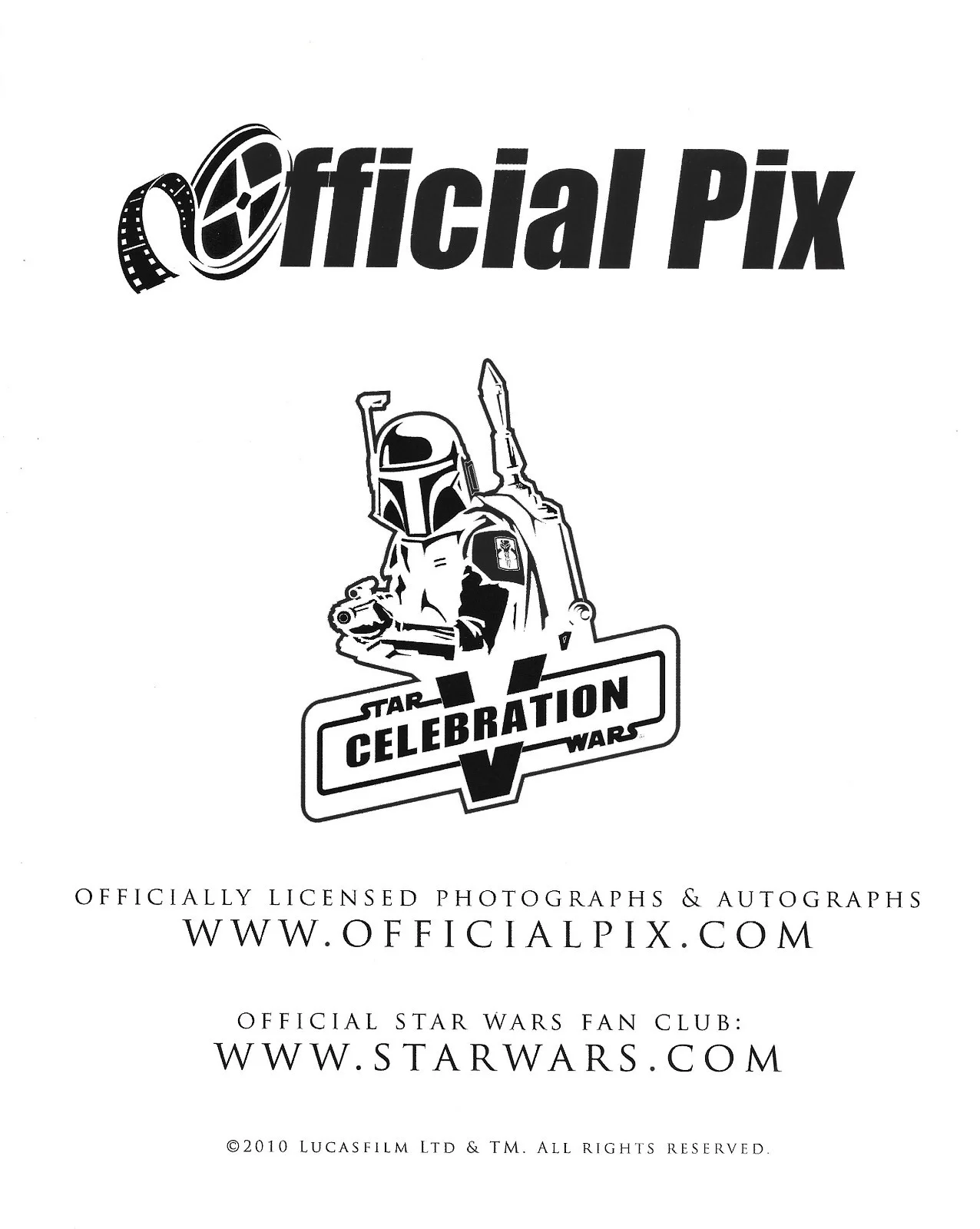 Robert Watts — OPX Star Wars Celebration V 5 Robert Watts (RIP) Signed 8x10 photo Official Pix, image 2