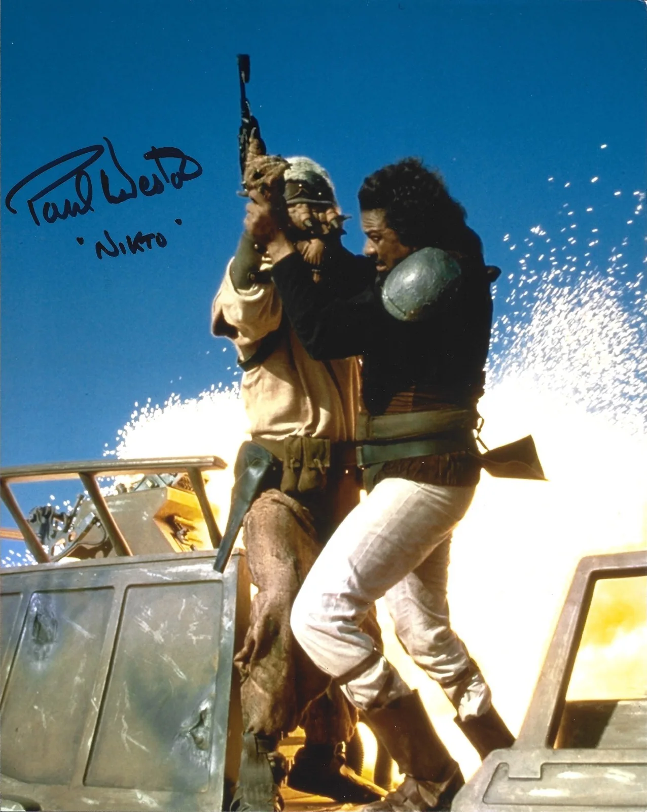 Paul Weston — RARE Paul Weston Nikto vs. Lando Signed Star Wars 8x10 Photo Autograph
