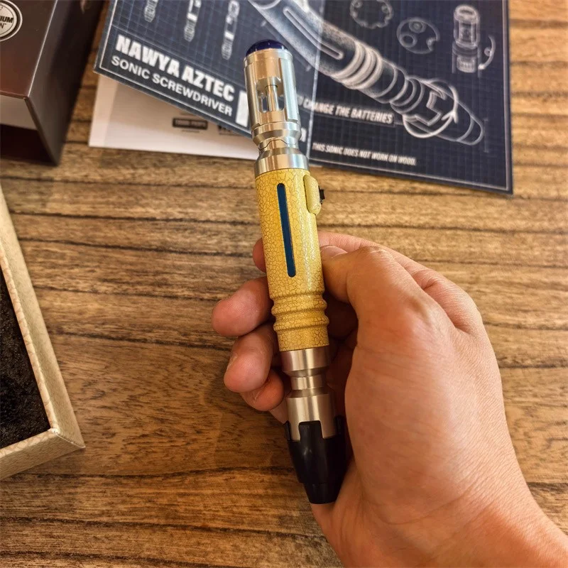 NAWYA Doctor Who 9th Metal Sonic Screwdriver LED Hand Lamp Replica Scalable Gift, image 2