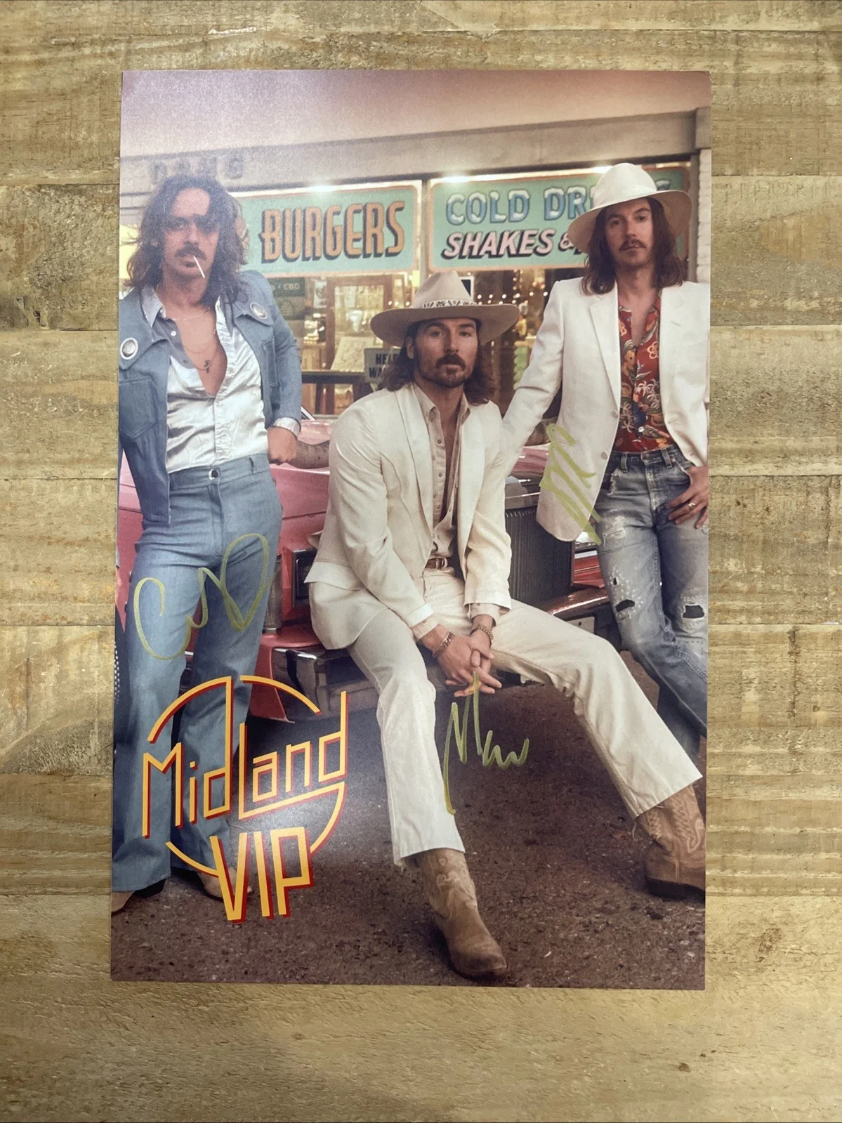 Five Posters Signed By Midland, Mark Wystrach, Jess Carson, And Cameron Duddy, image 4