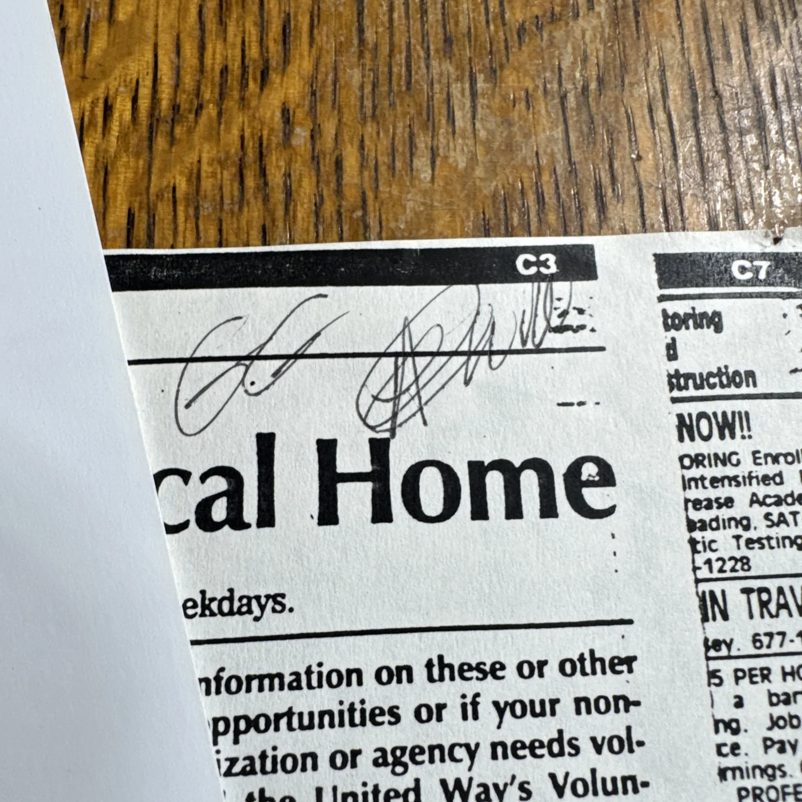 GG Allin Signed paper-WITH PAPERWORK-Not COPY- RARE-Authentic-RARE, image 2