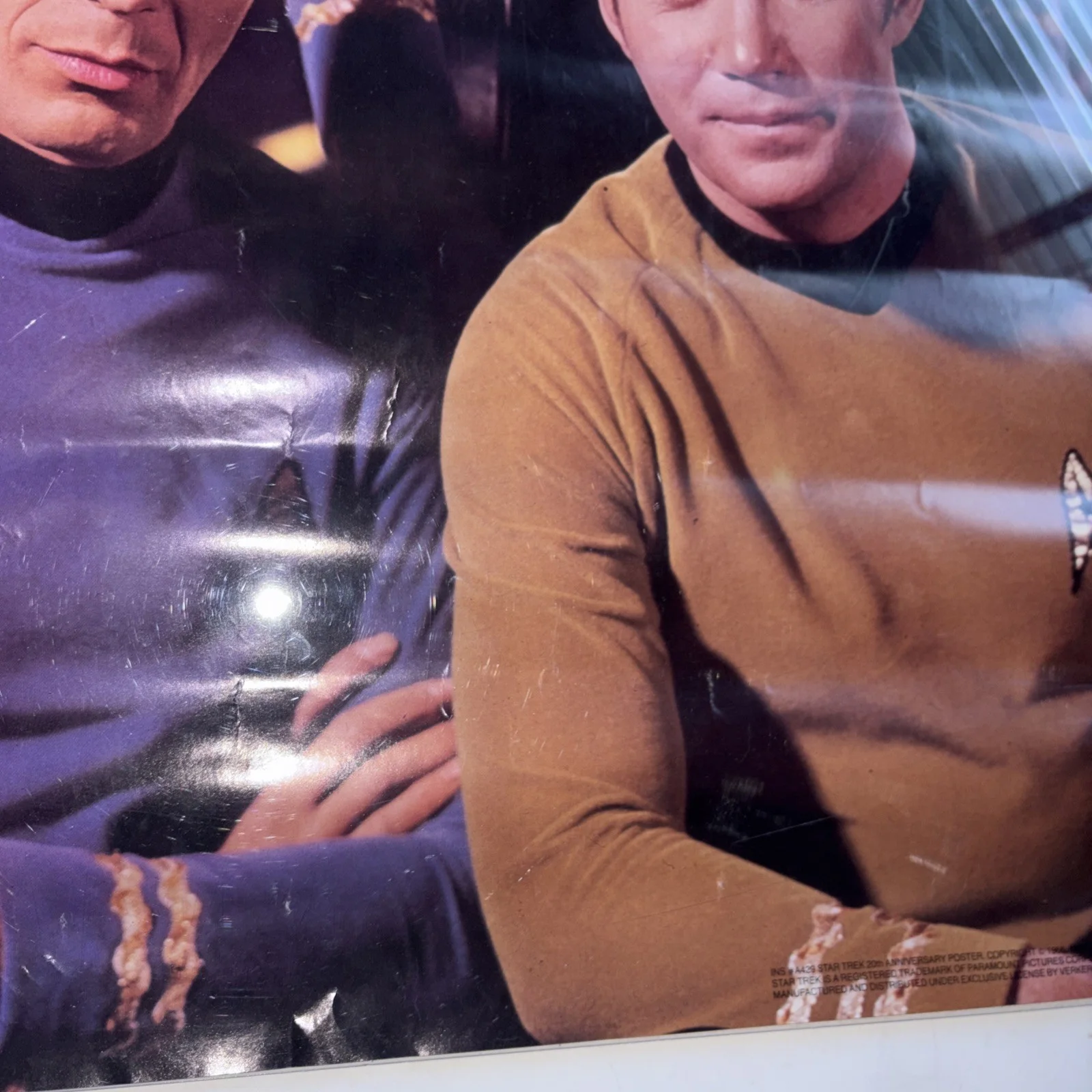 Nichelle Nichols — Vintage Star Trek 20 Years Poster 1966 - 1986 24X36" Signed by Nichelle Nichols, изображение 5