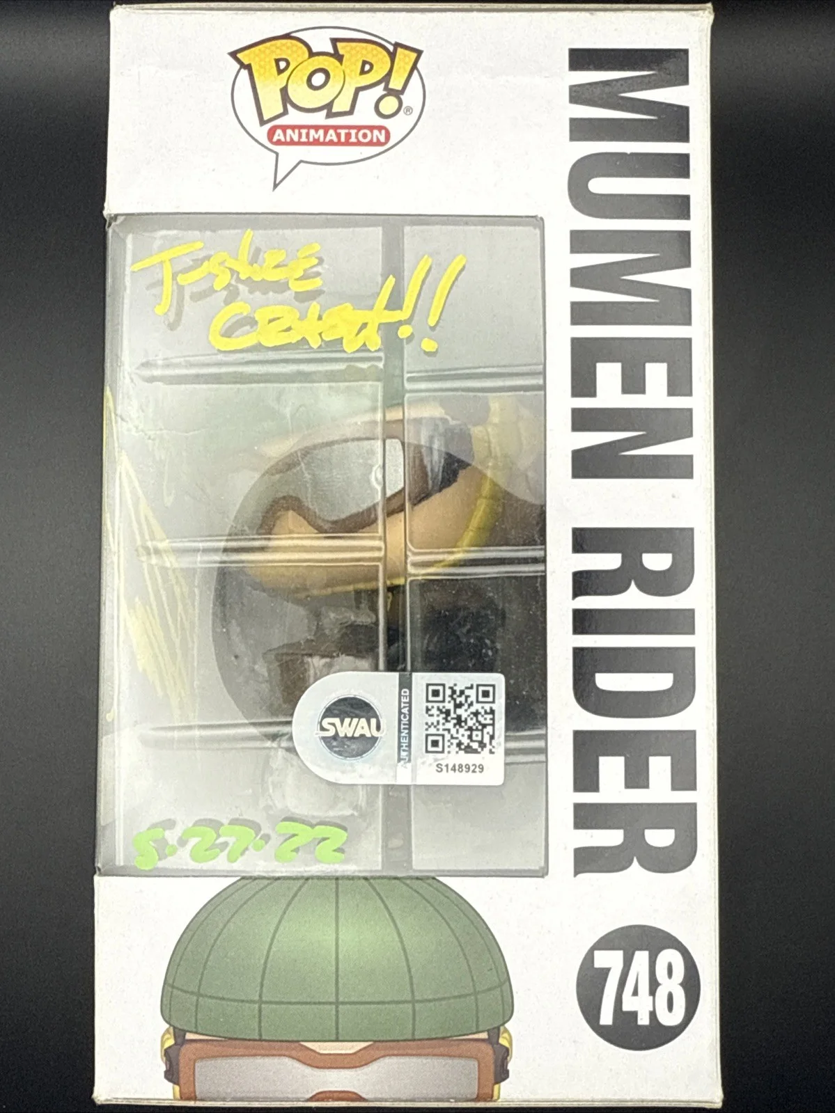 Robbie Daymond — One Punch Man Signed Funko Pop Mumen Rider Robbie Daymond Auto W/authenticity, image 2