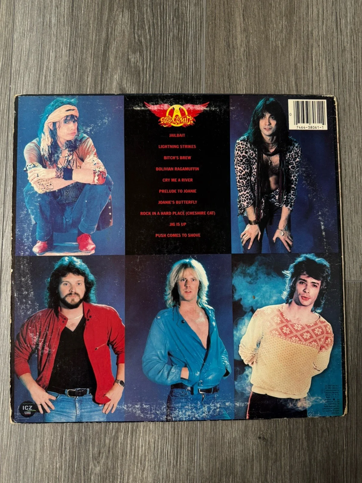 Aerosmith Signed Auto Rock In A Hard Place Album COA Stephen Tyler Joe Perry, image 2