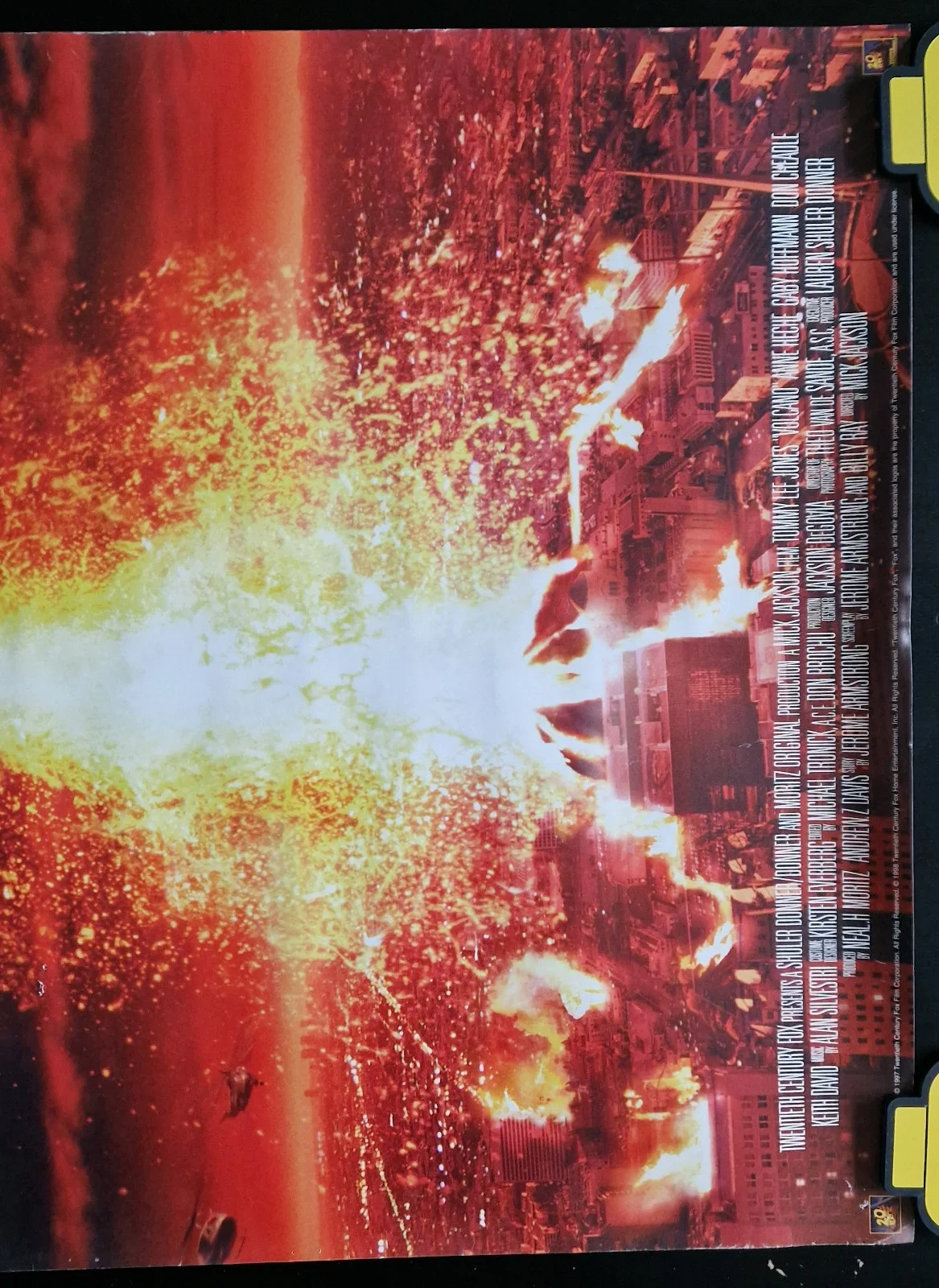 Volcano 1997 VHS Video Store Promo Poster, image 3
