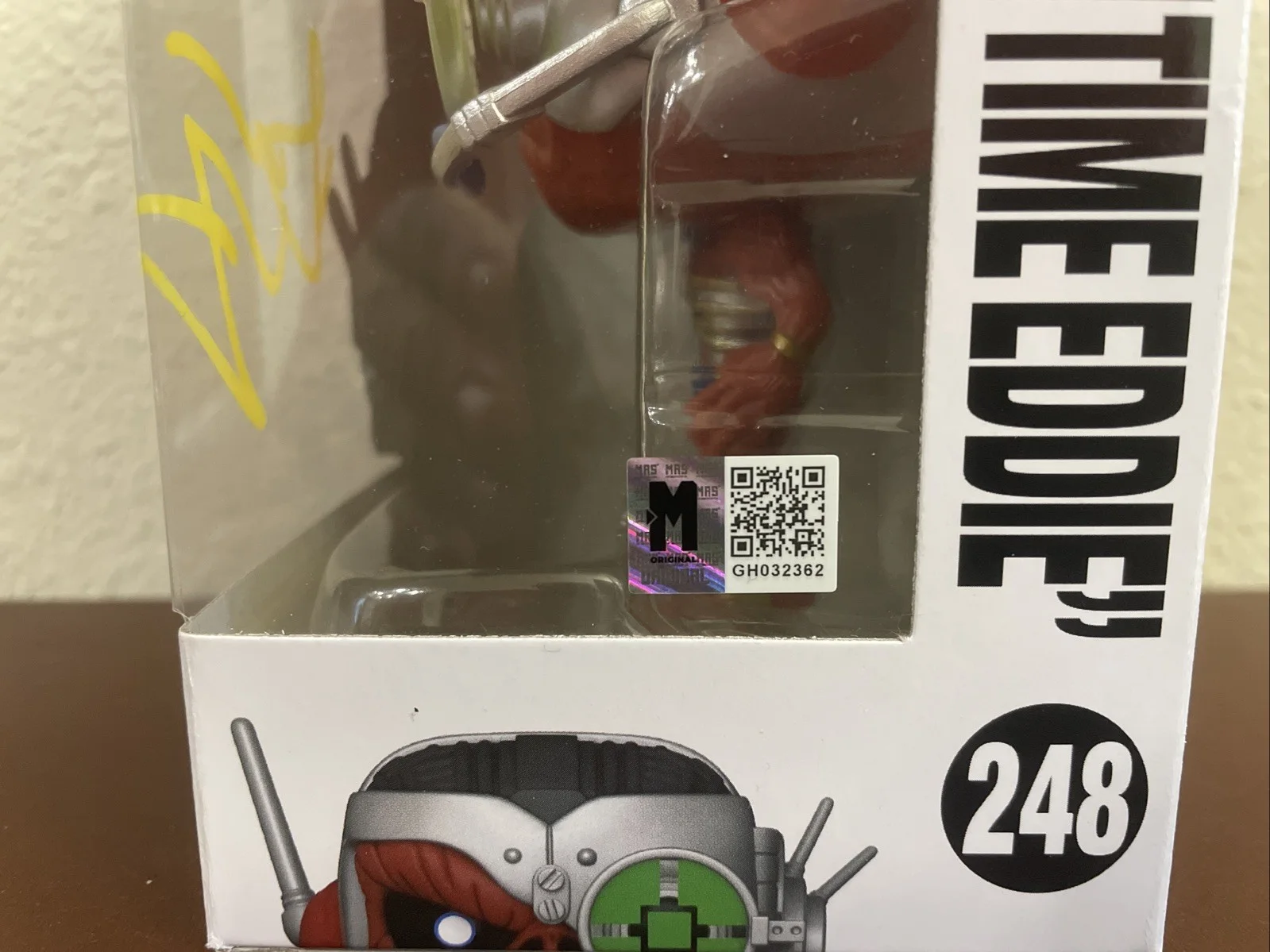 Bruce Dickinson signed Iron Maiden Somewhere In Time Eddie Funko # 248 With COA, изображение 3