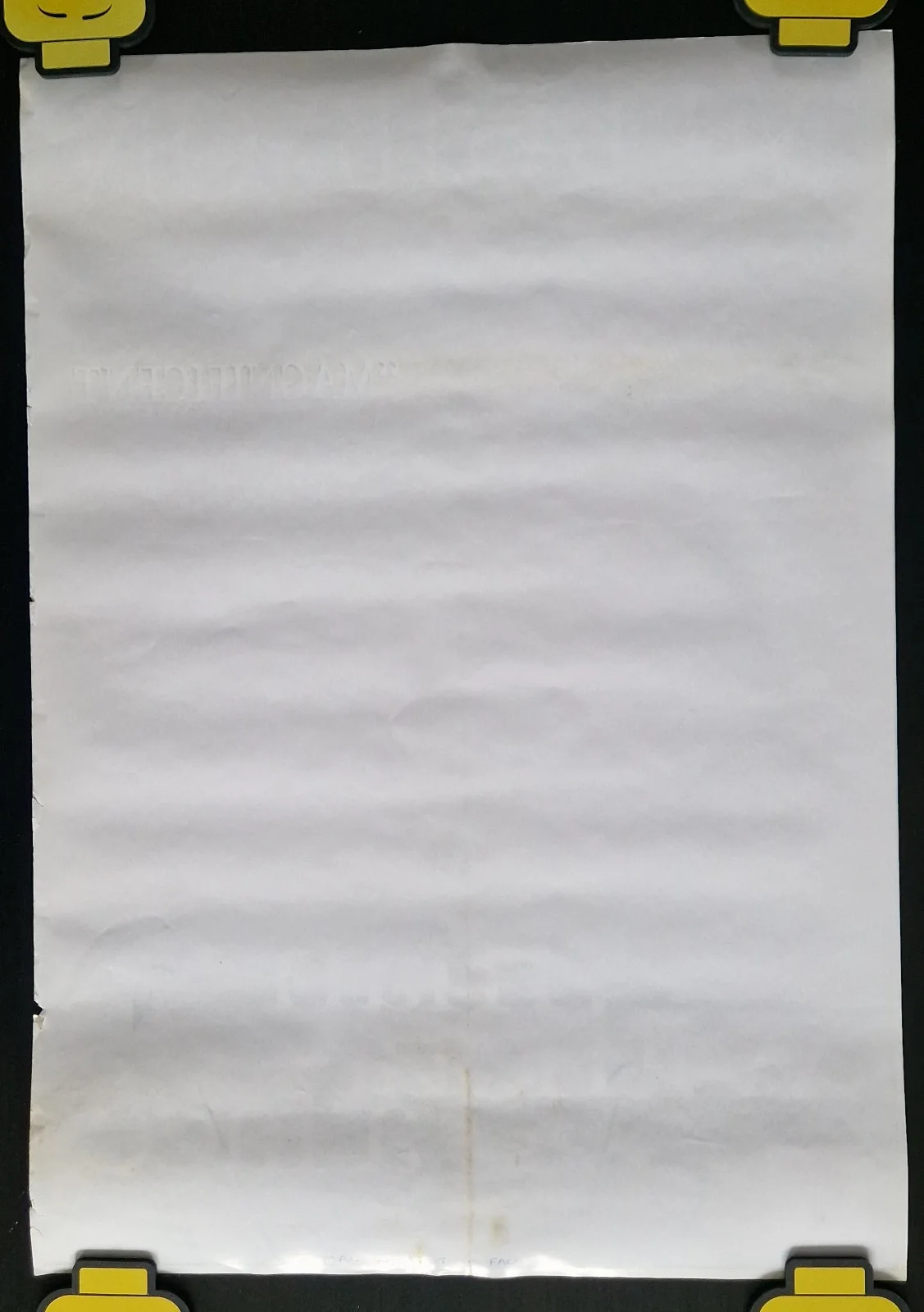 The Man Without a Face 1993 VHS Video Store Promo Poster, image 4