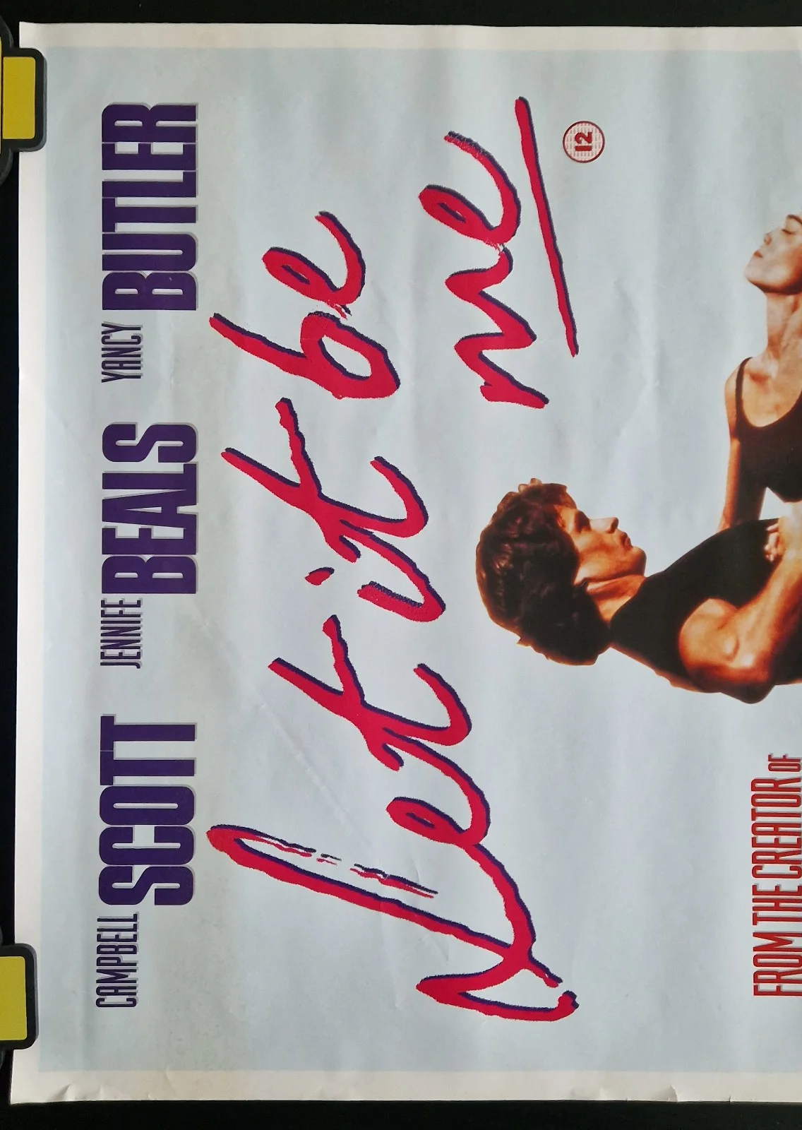 Let It Be Me Love Dance 1994 VHS Video Store Promo Poster, изображение 2