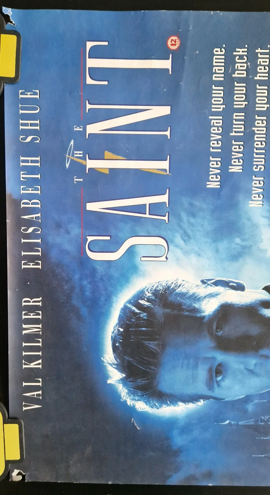 The Saint 1997 VHS Video Store Promo Poster, изображение 2