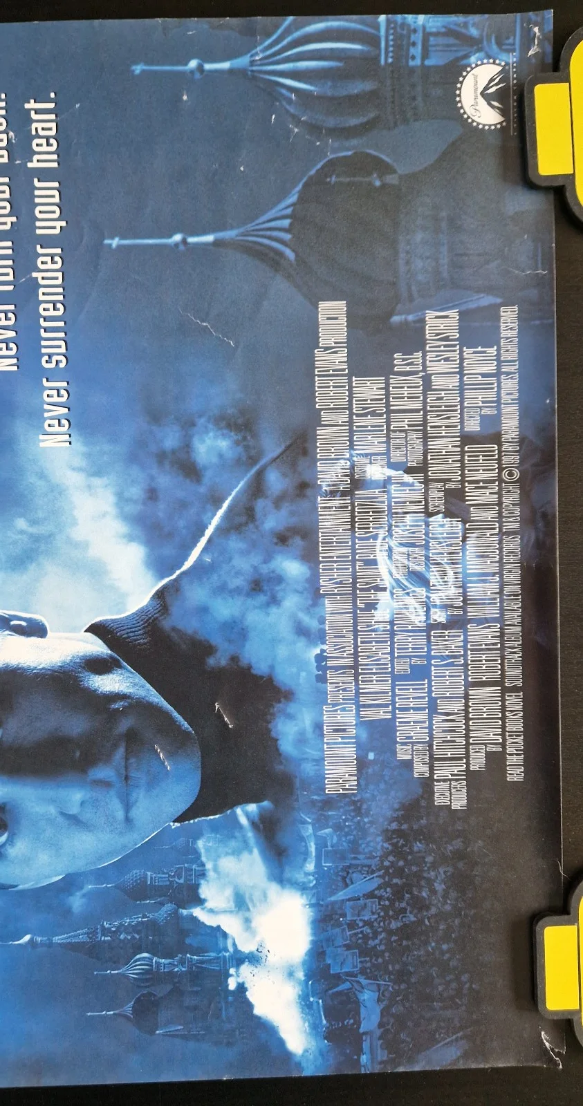 The Saint 1997 VHS Video Store Promo Poster, изображение 3