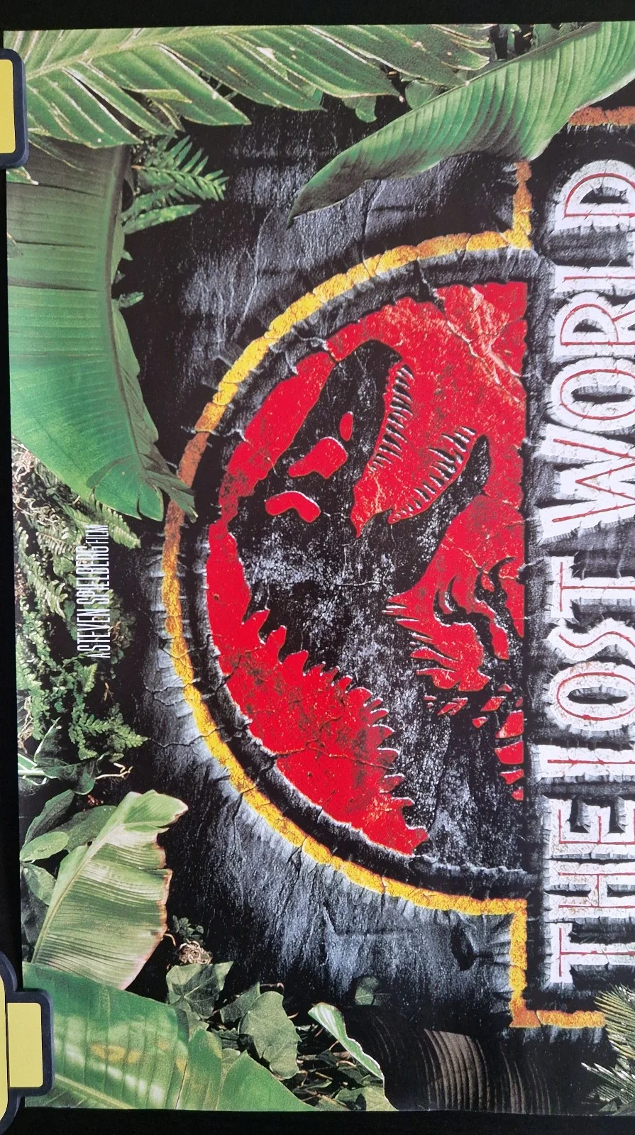 The Lost World Jurassic Park 1997 VHS Video Store Promo Poster, изображение 2