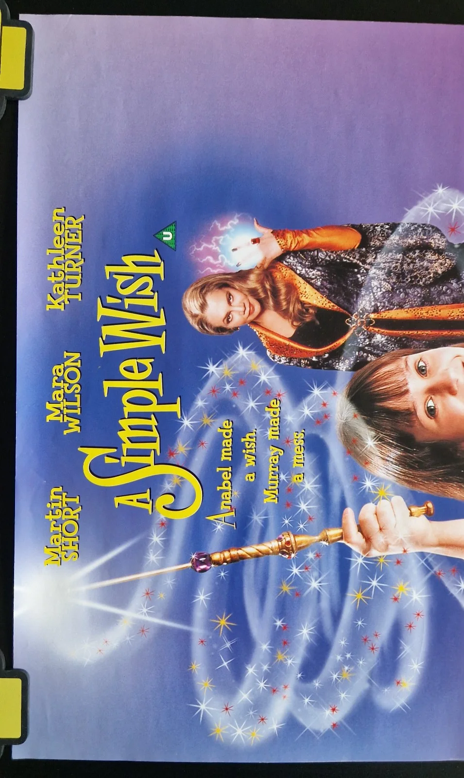 A Simple Wish 1997 VHS Video Store Promo Poster, image 2