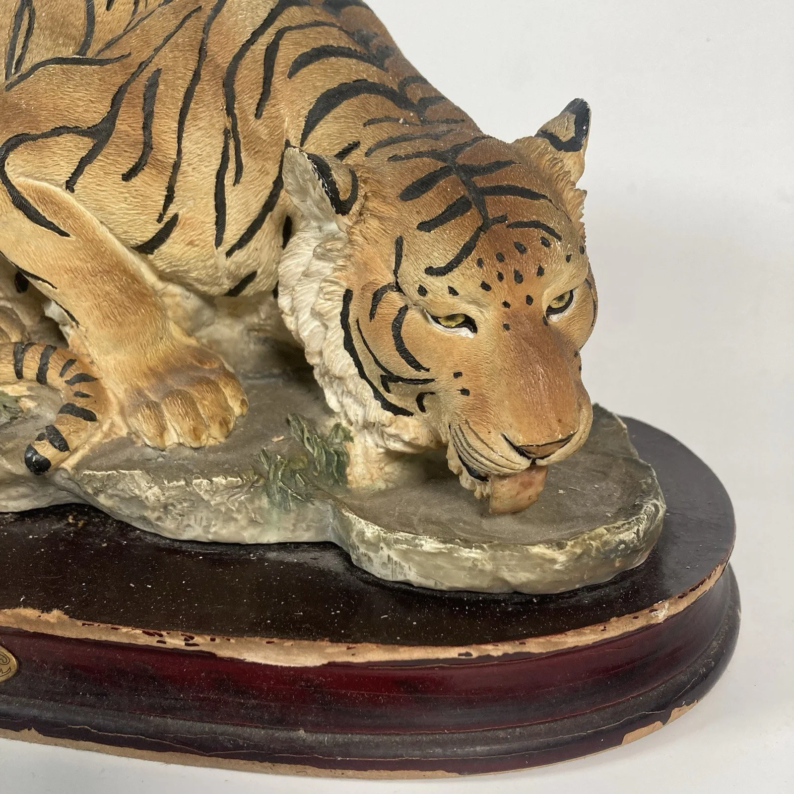 Juliana Collection 11” Low Stalking Tiger Resin Figurine Hand Painted Model, image 2