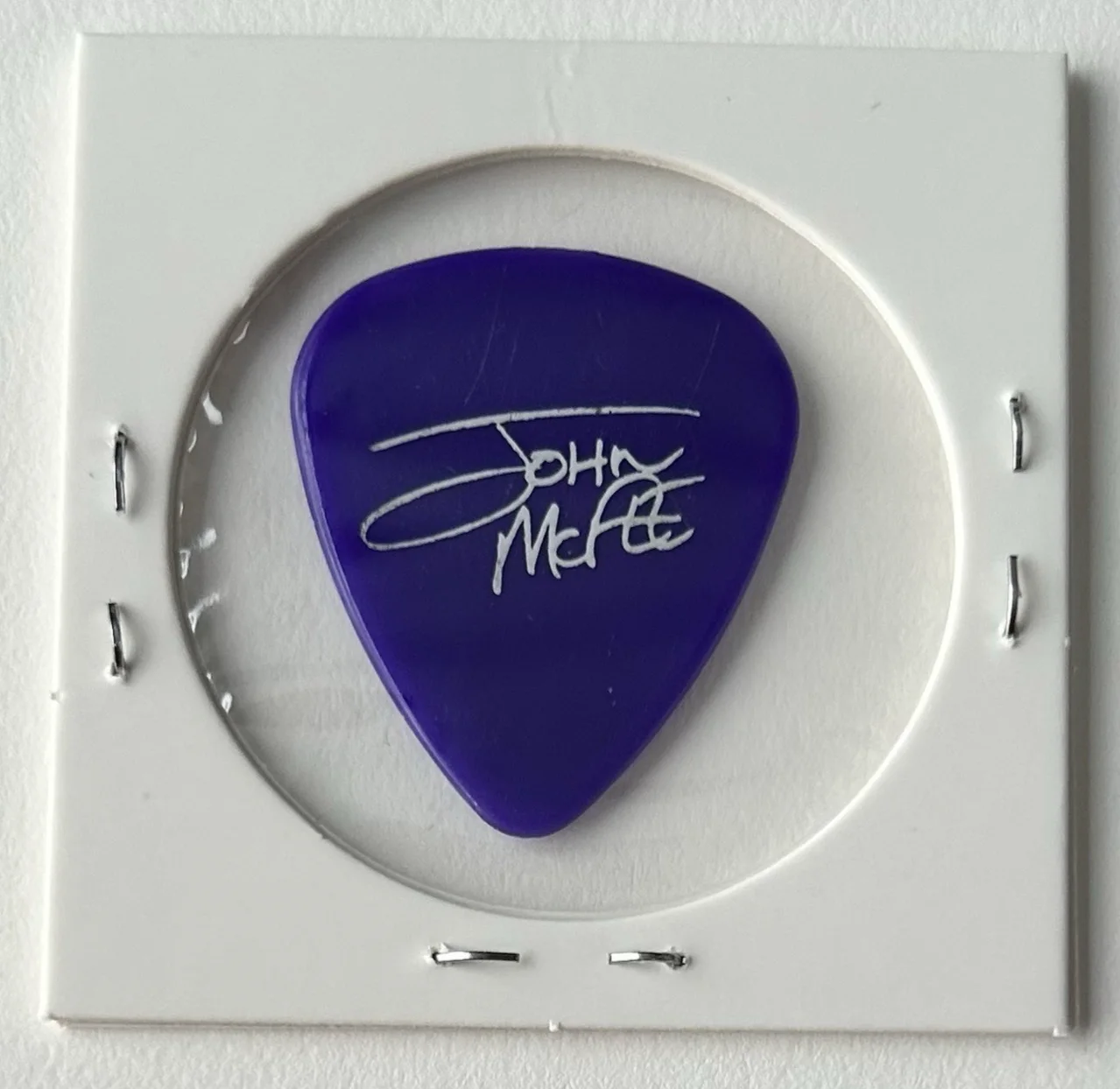 Doobie Brothers - John McFee Signature Tour Guitar Pick - Purple/White, изображение 2