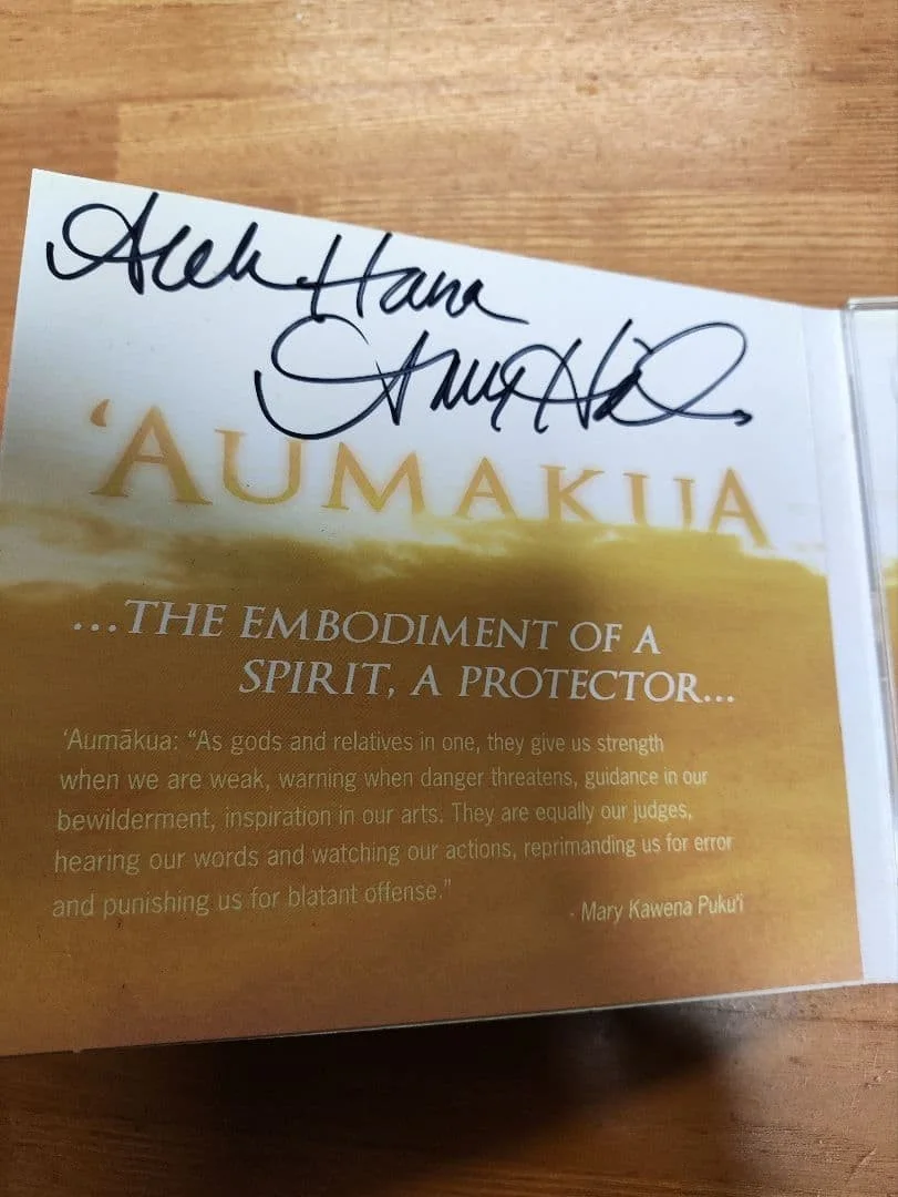 Amy Hanaiali'i Signed Aumakua CD Autographed Hawaiian Music Authentic, image 2