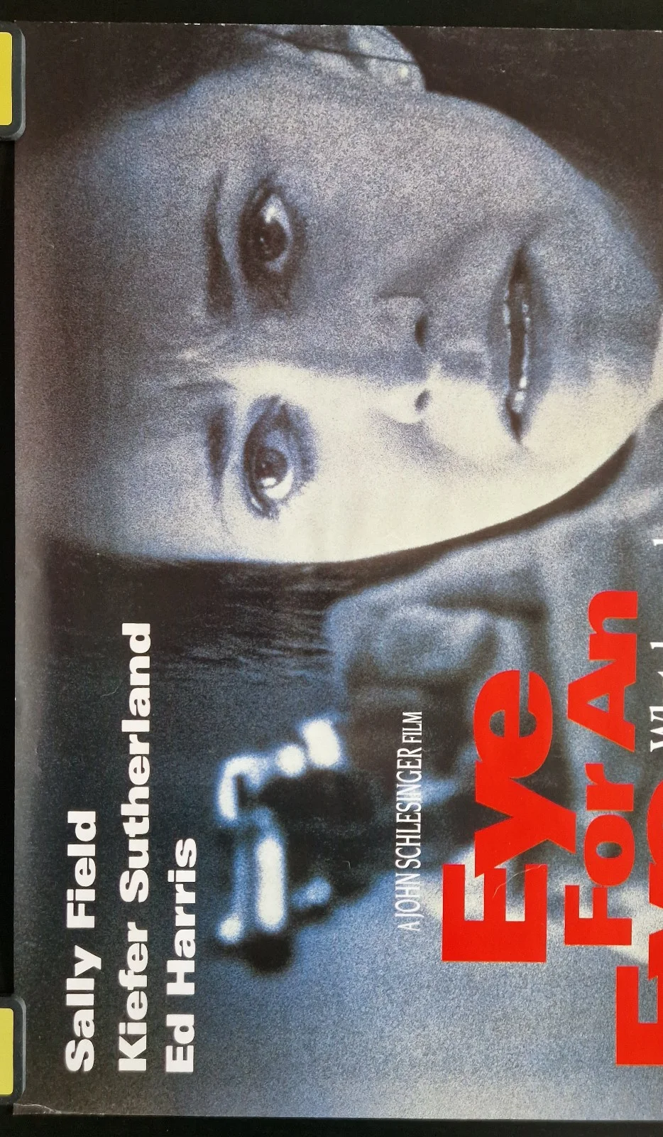 Eye for an Eye 1996 VHS Video Store Promo Poster, image 2