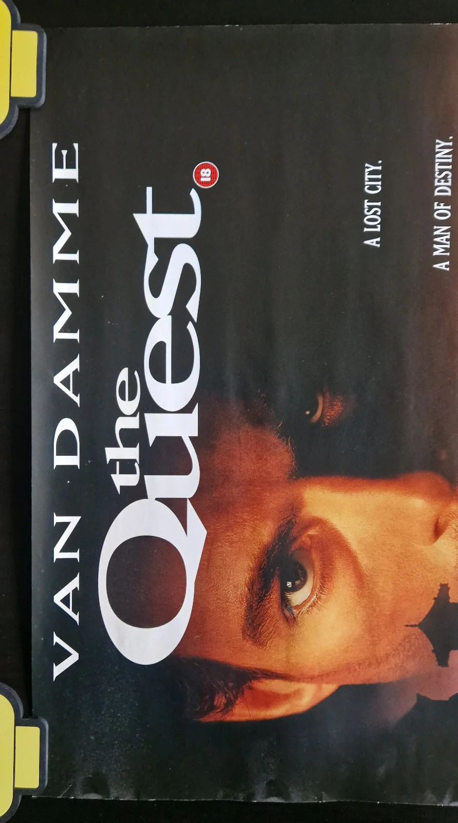 The Quest 1996 VHS Video Store Promo Poster, изображение 2