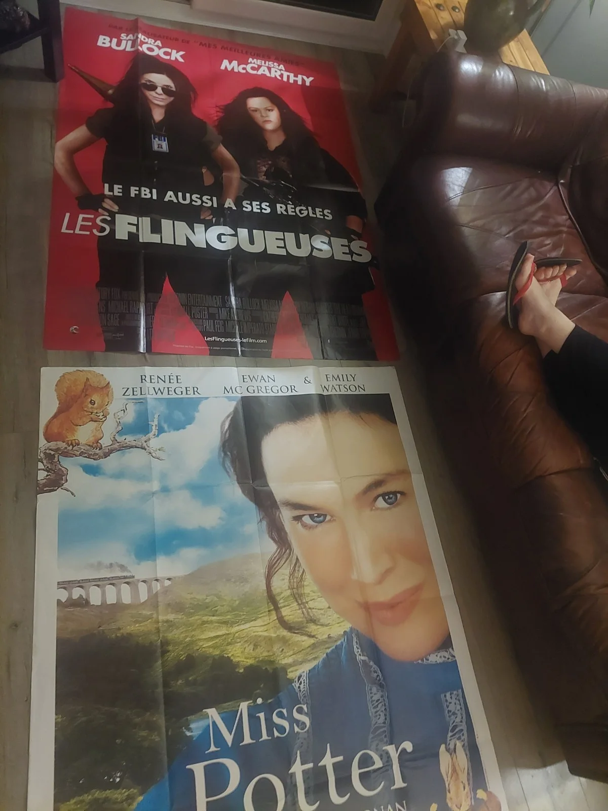 2 x Original French Movie Posters Miss Potter & Les Flingueuses Bullock McCarthy, изображение 2