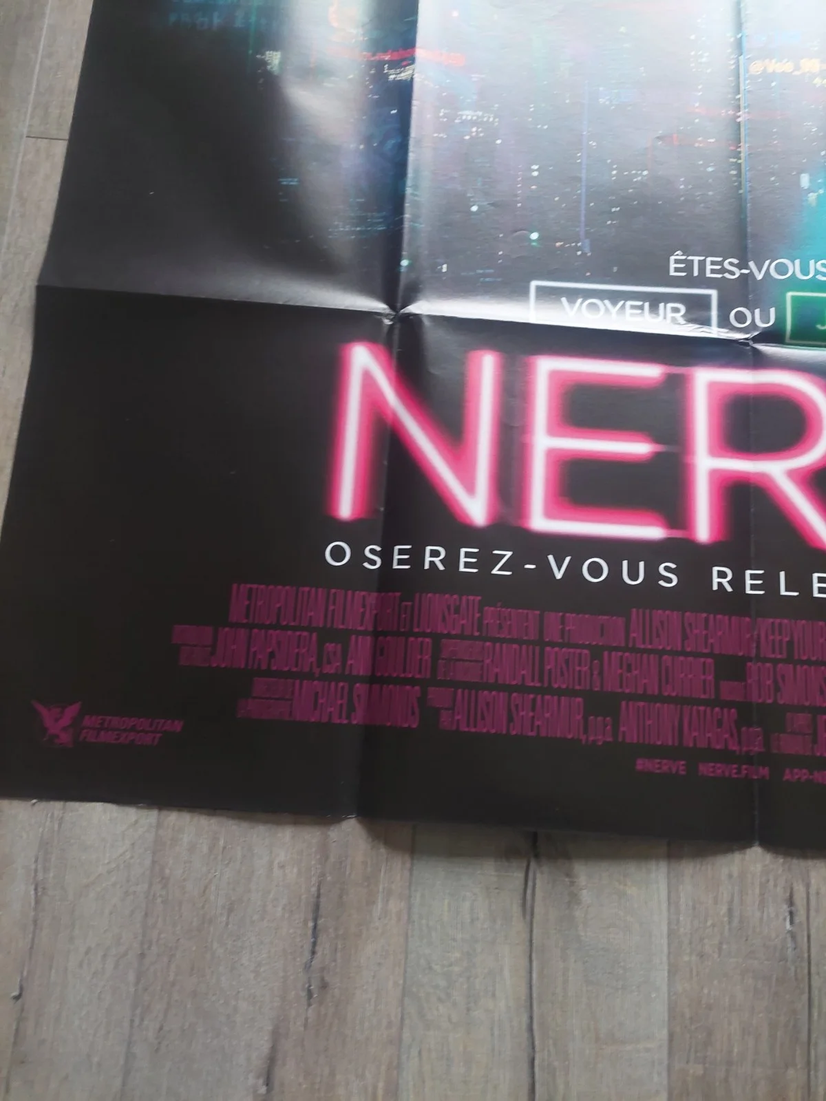 NERVE Emma Roberts Internet Dave Franco Emily Meade French Movie poster 62' x 46, изображение 2