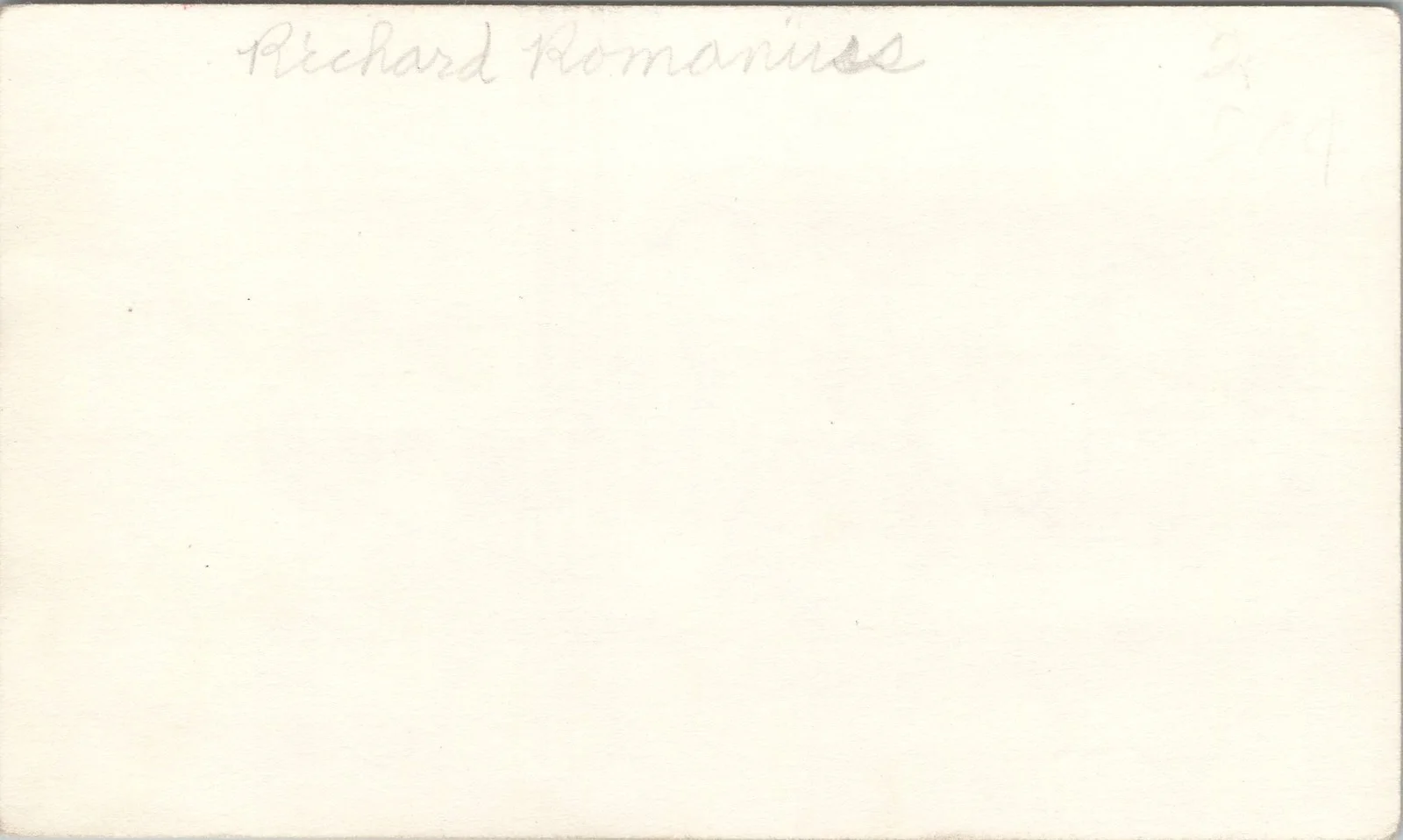 Richard Romanus — Richard Romanus Signed 3x5 Index Card Mean Streets Autographed, image 2