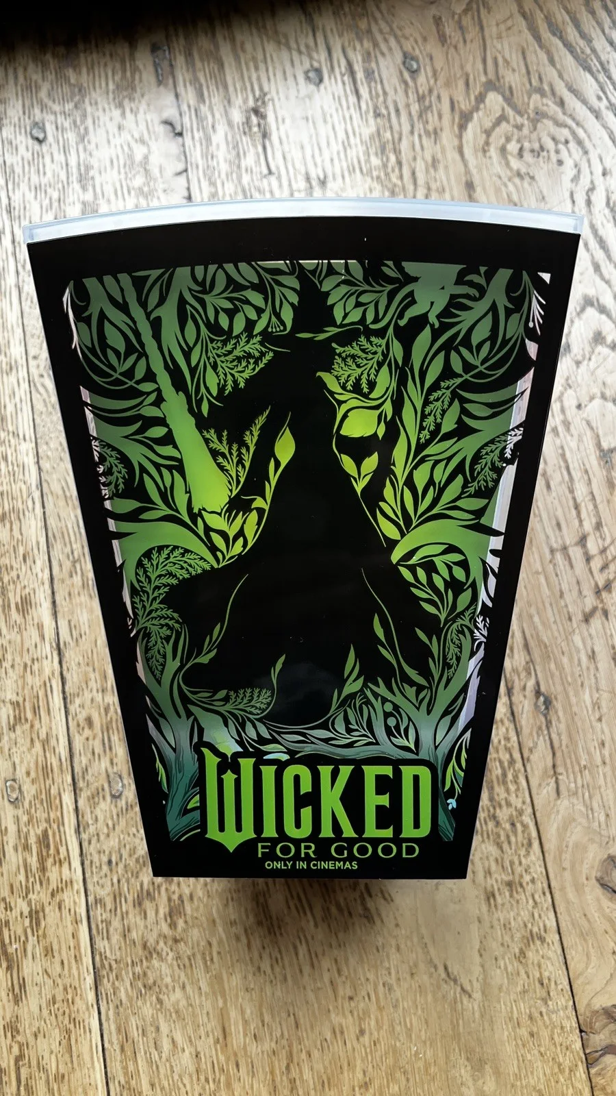 Wicked for Good Cineworld Limited Edition LED Light Up Popcorn Bucket Elphaba, image 5