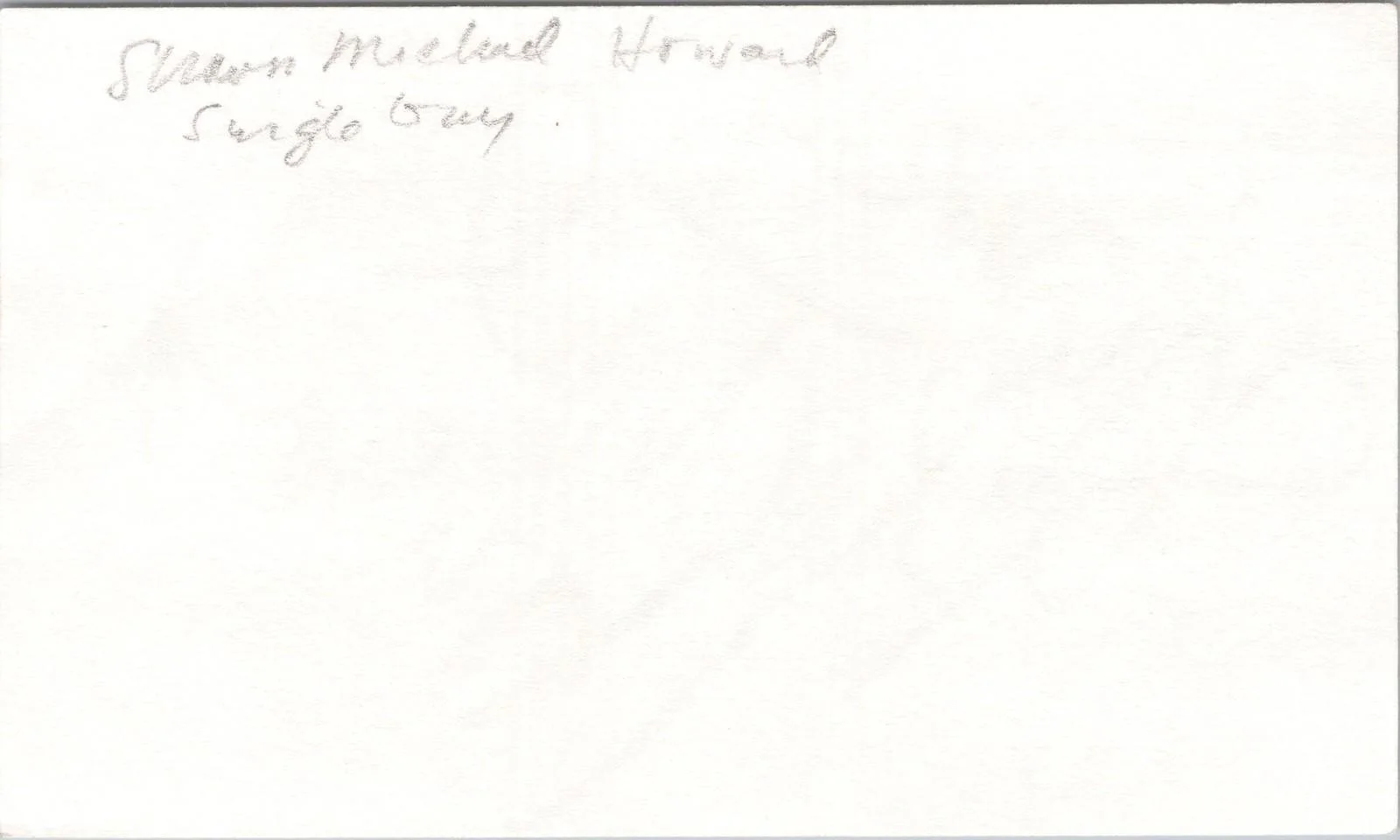 Shawn Michael Howard — Shawn Michael Howard Signed 3x5 Index Card The Single Guy Autographed, image 2