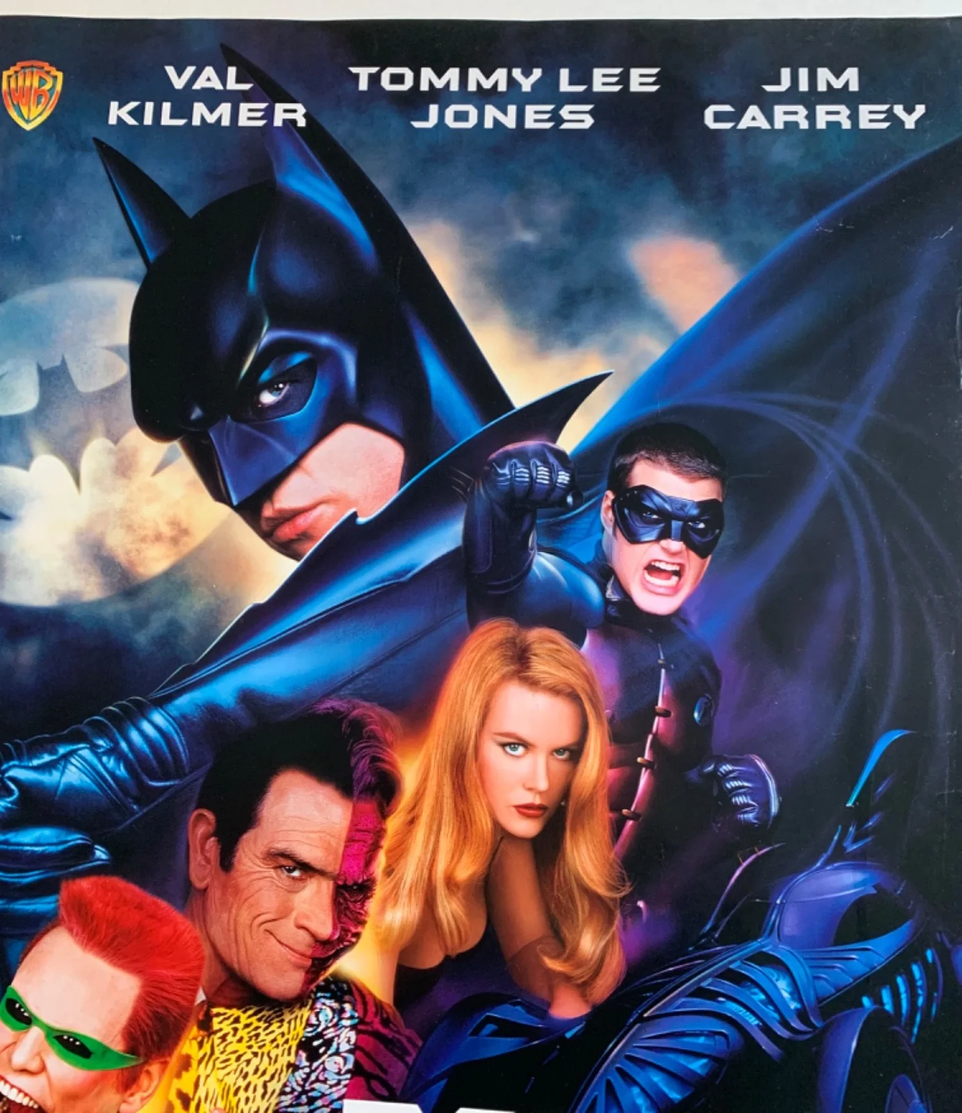 BATMAN FOREVER / ORIGINAL VIDEO FILM LARGE POSTER VINTAGE 1990’S VAL KILMER, изображение 2