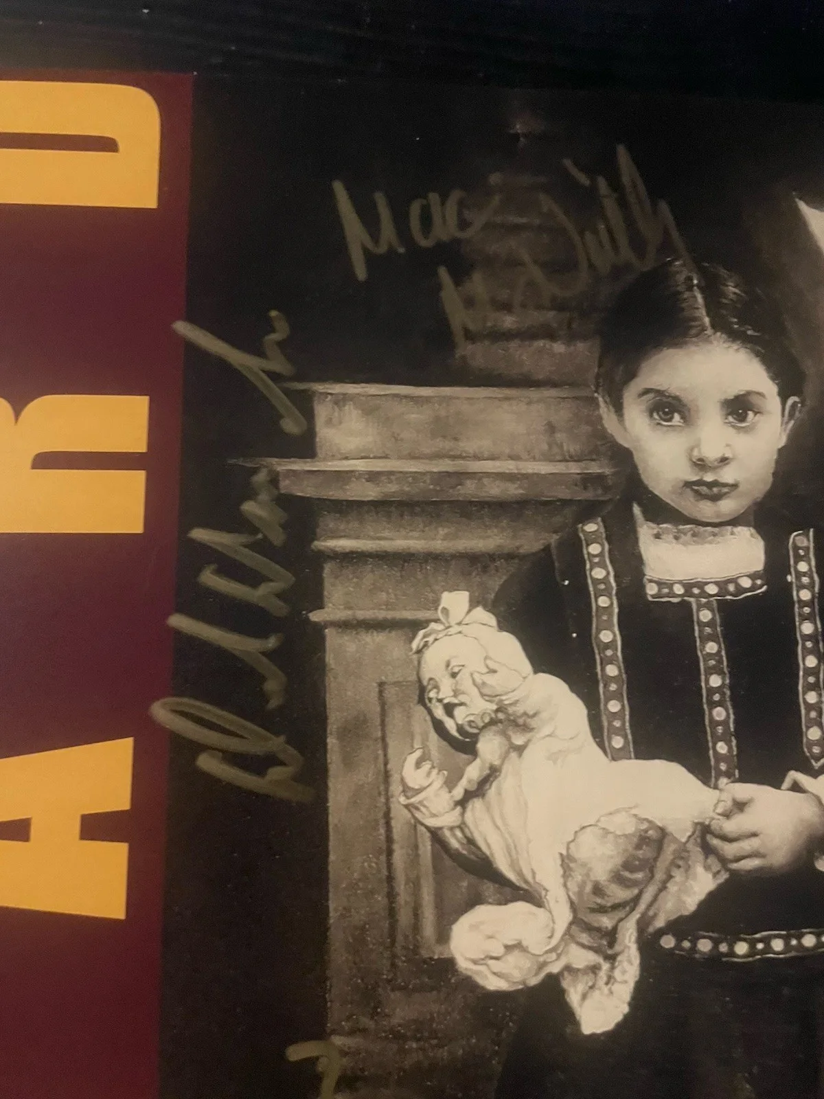 The Jesus Lizard Band signed “Rack” Album Promo FLAT Autographed by All 4, изображение 3