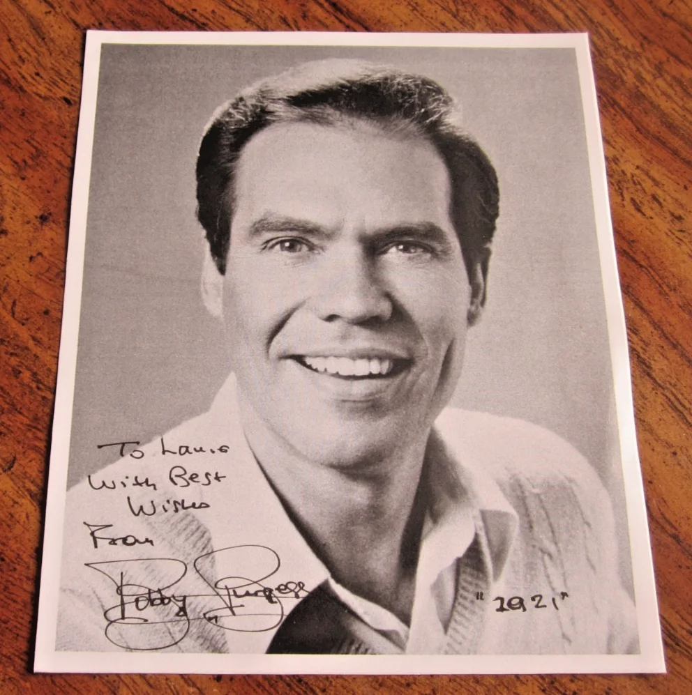 Bobby Burgess — Bobby Burgess Actor Signed 5X6 Photo "The Mickey Mouse Club" "Lawrence Welk"