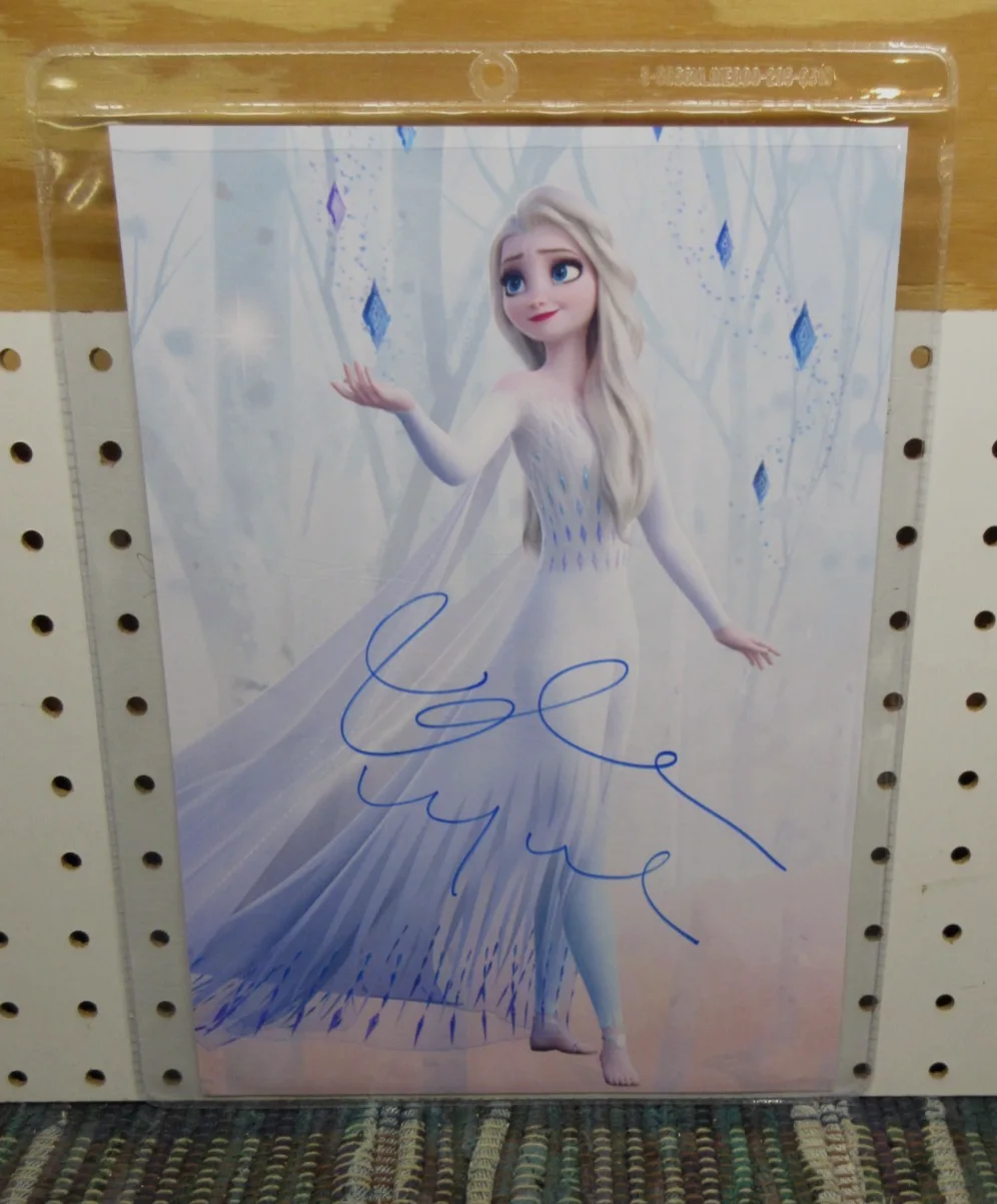 IDINA MENZEL — FROZEN ELSA - IDINA MENZEL SIGNED 8" X 11" PHOTO , AUTOGRAPHED W COA, изображение 4