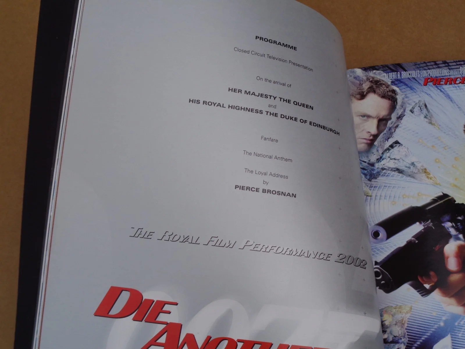 James Bond - Die Another Day - 2002 UK Royal Film Performance Brochure (Brosnan), image 3