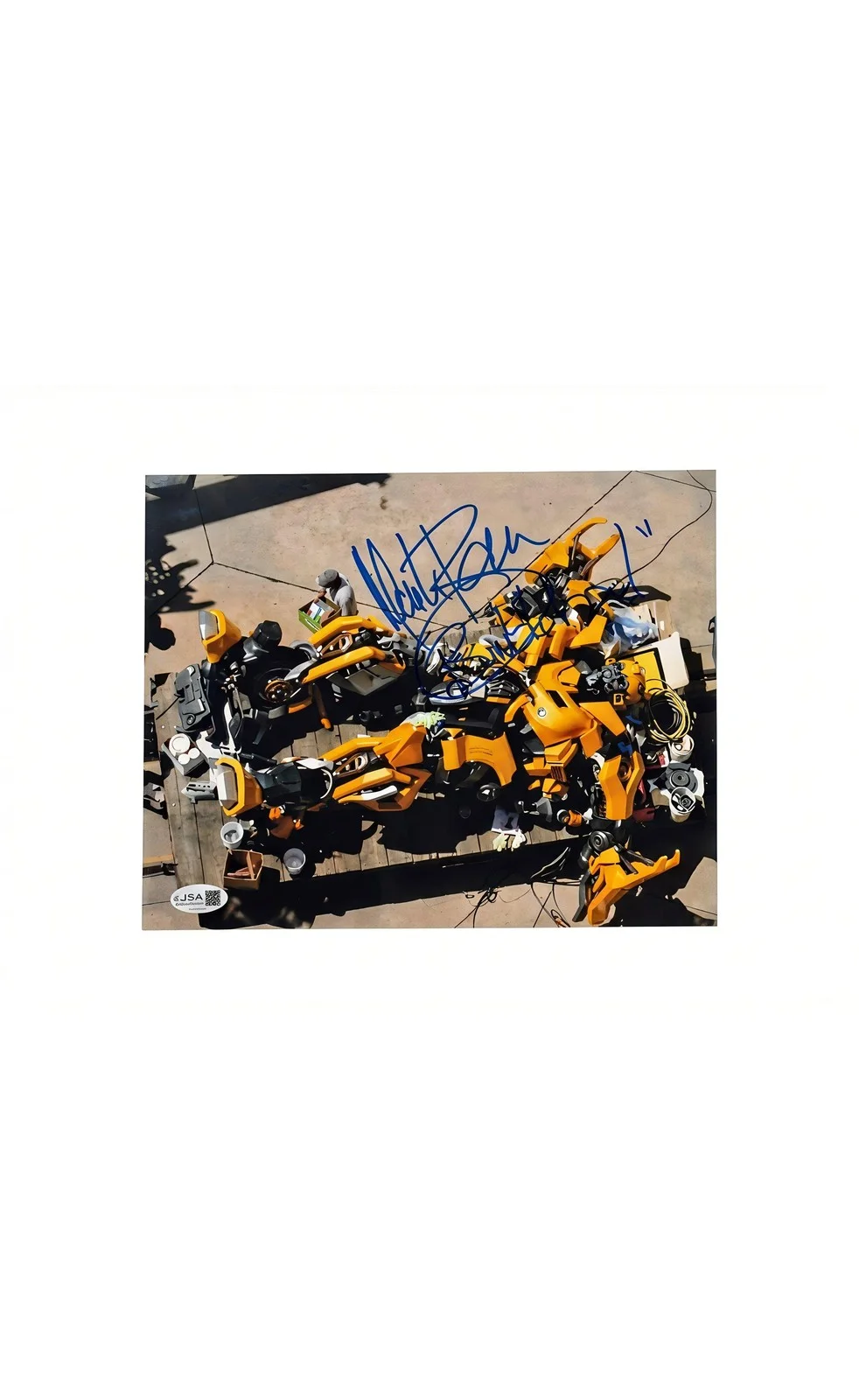 Mark Ryan — Mark Ryan Signed Bumblebee 8x10 Photo Inscribed Transformers JSA Authenticated, image 2