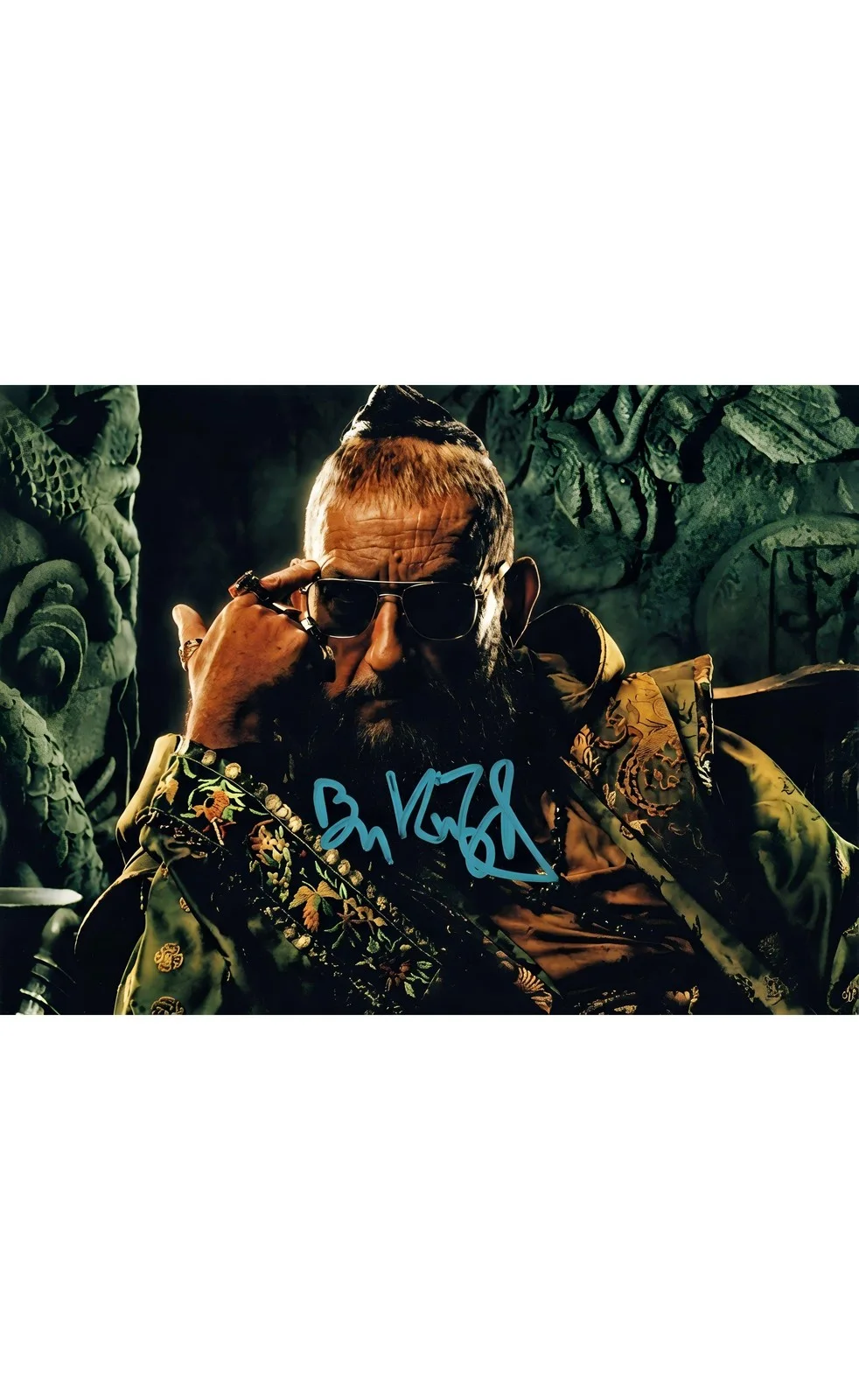 Ben Kingsley — Ben Kingsley Autographed Iron Man 3 8x10 Photo JSA Certified Authentic Signature, изображение 2