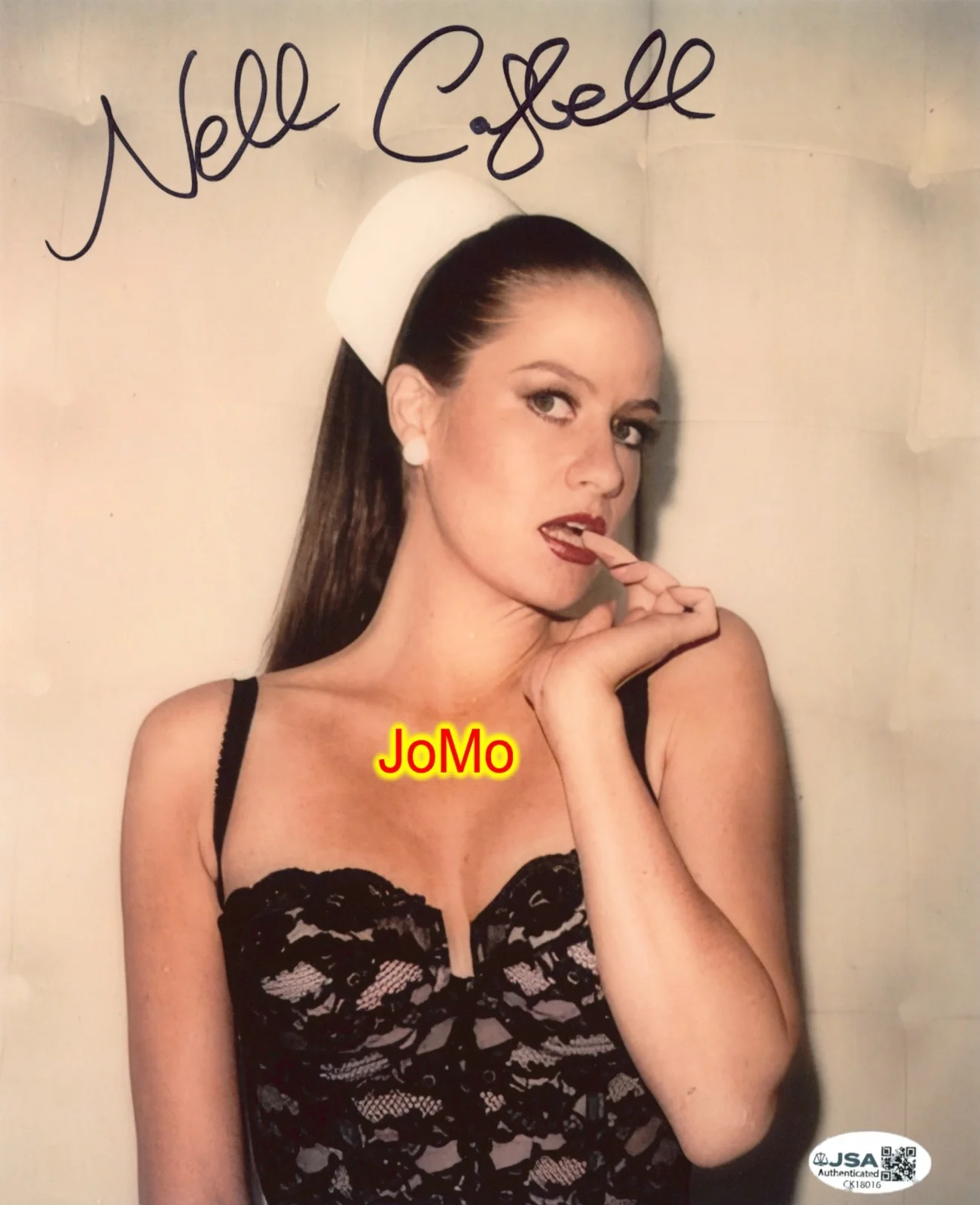 Nell Campbell — Nell Campbell / Little Nell as Nurse Ansalong 8x10 with a JSA C.O.A.