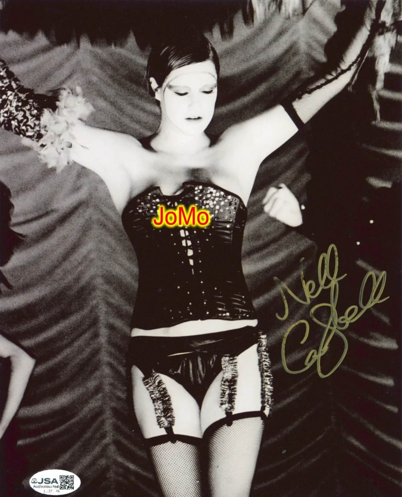 Nell Campbell — Nell Campbell as Columbia from ROCKY HORROR 8x10 Autograph with a JSA C.O.A.