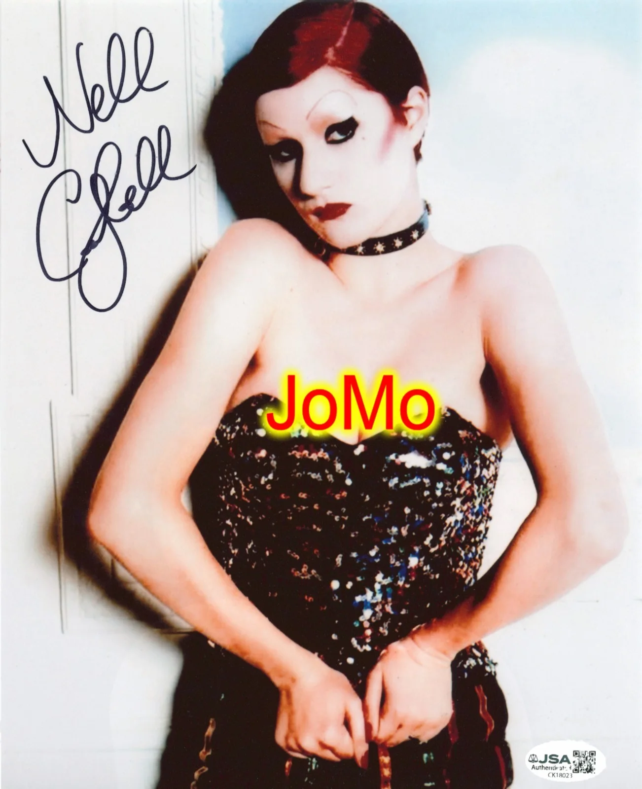 Nell Campbell — Nell Campbell as Columbia from ROCKY HORROR 8x10 AUTOGRAPH with a JSA C.O.A.
